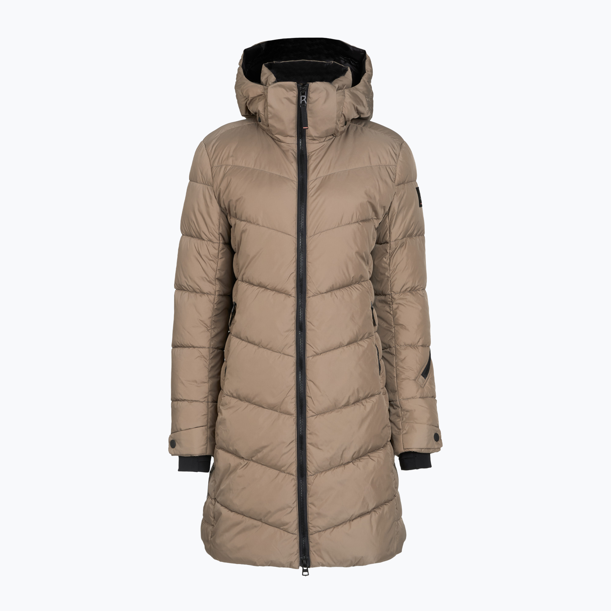 Płaszcz ocieplany damski BOGNER FIRE+ICE Aenny 3 hazelnut 