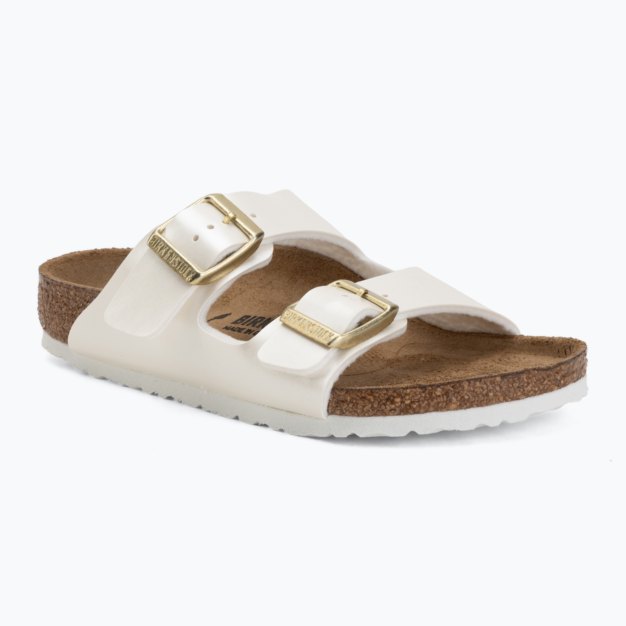 Klapki dziecięce BIRKENSTOCK Arizona Birko-Flor Narrow electric metallic pearl 