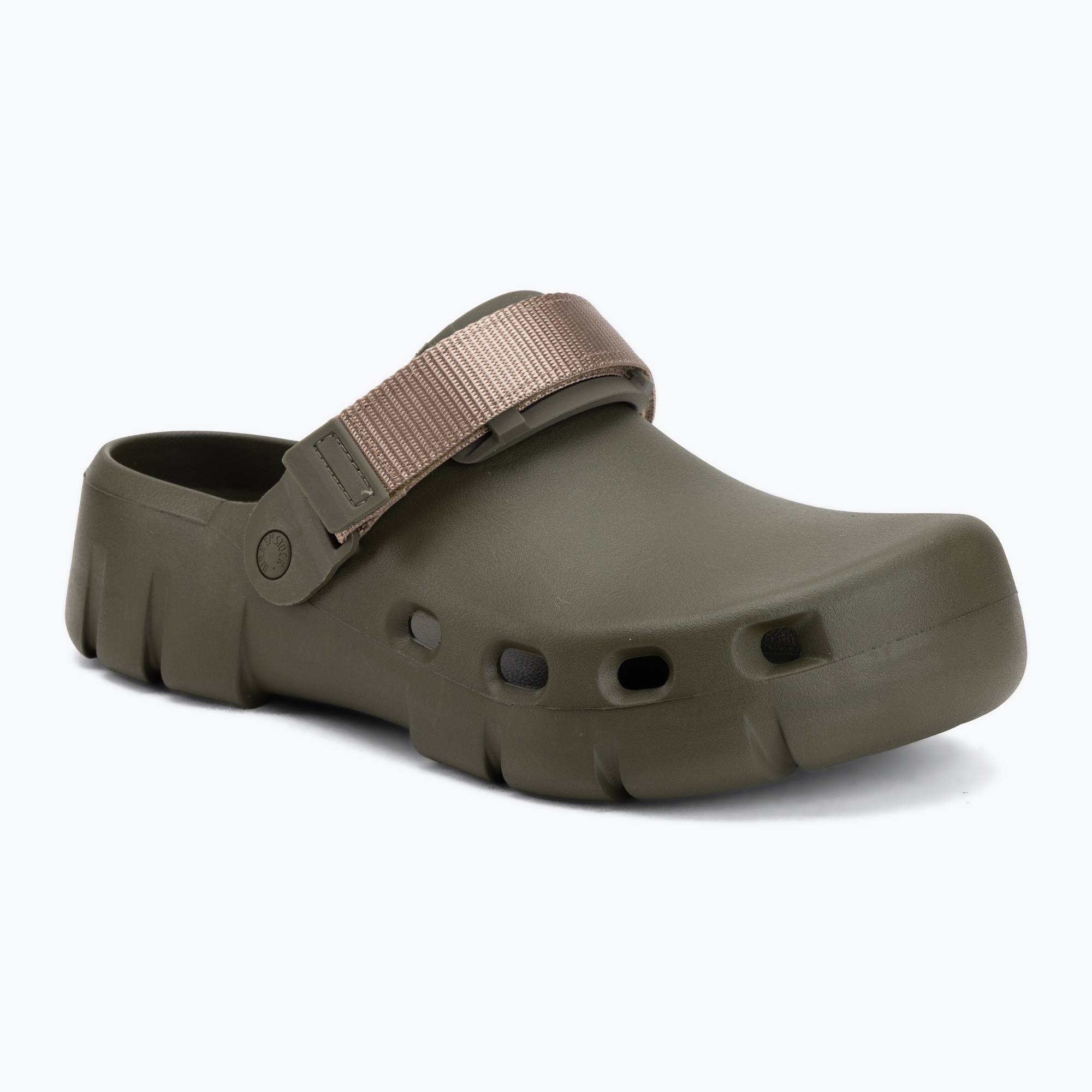 Klapki BIRKENSTOCK Birki Flow TEX EVA Regular khaki/gray taupe