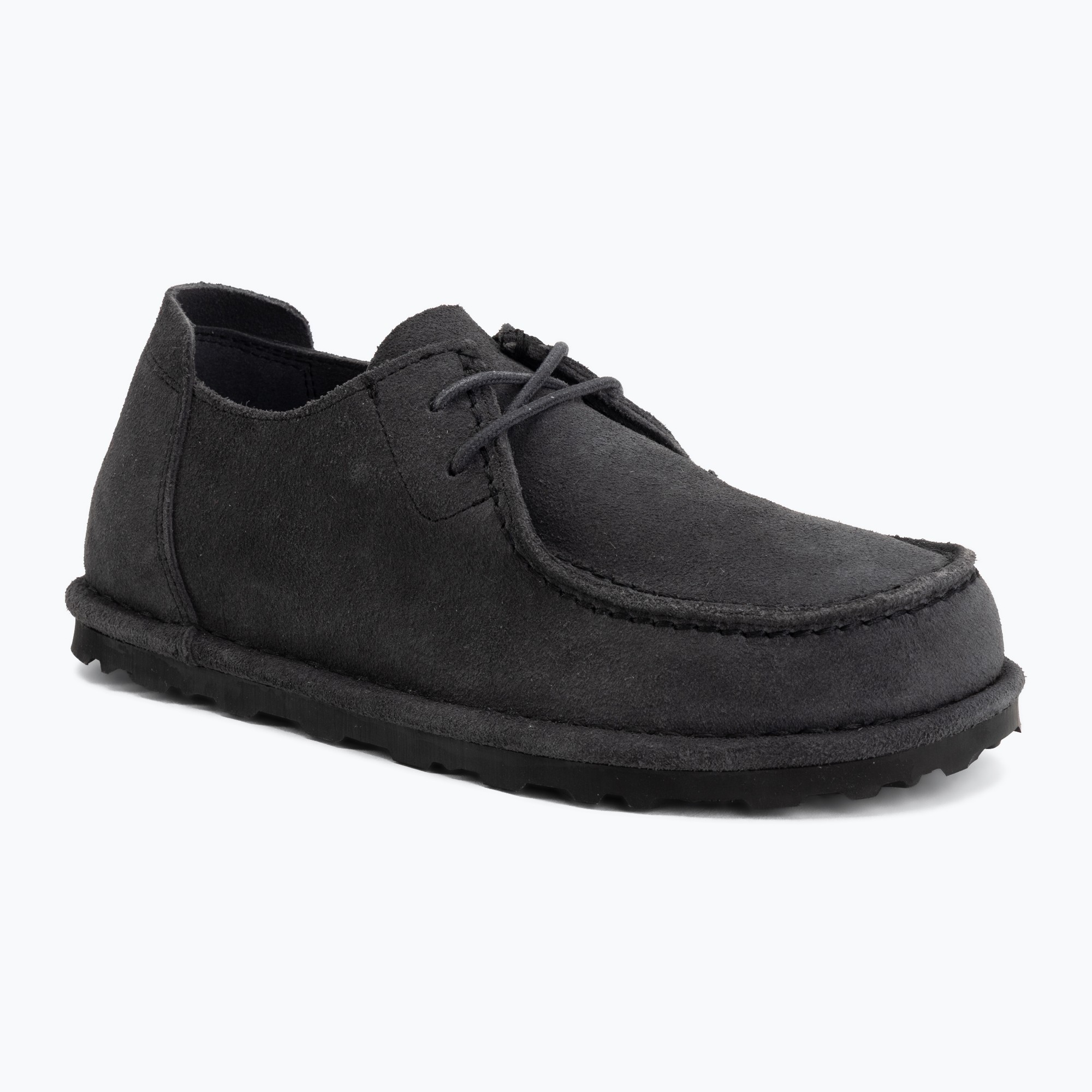 Обувки BIRKENSTOCK Utti Lace Suede Leather charcoal