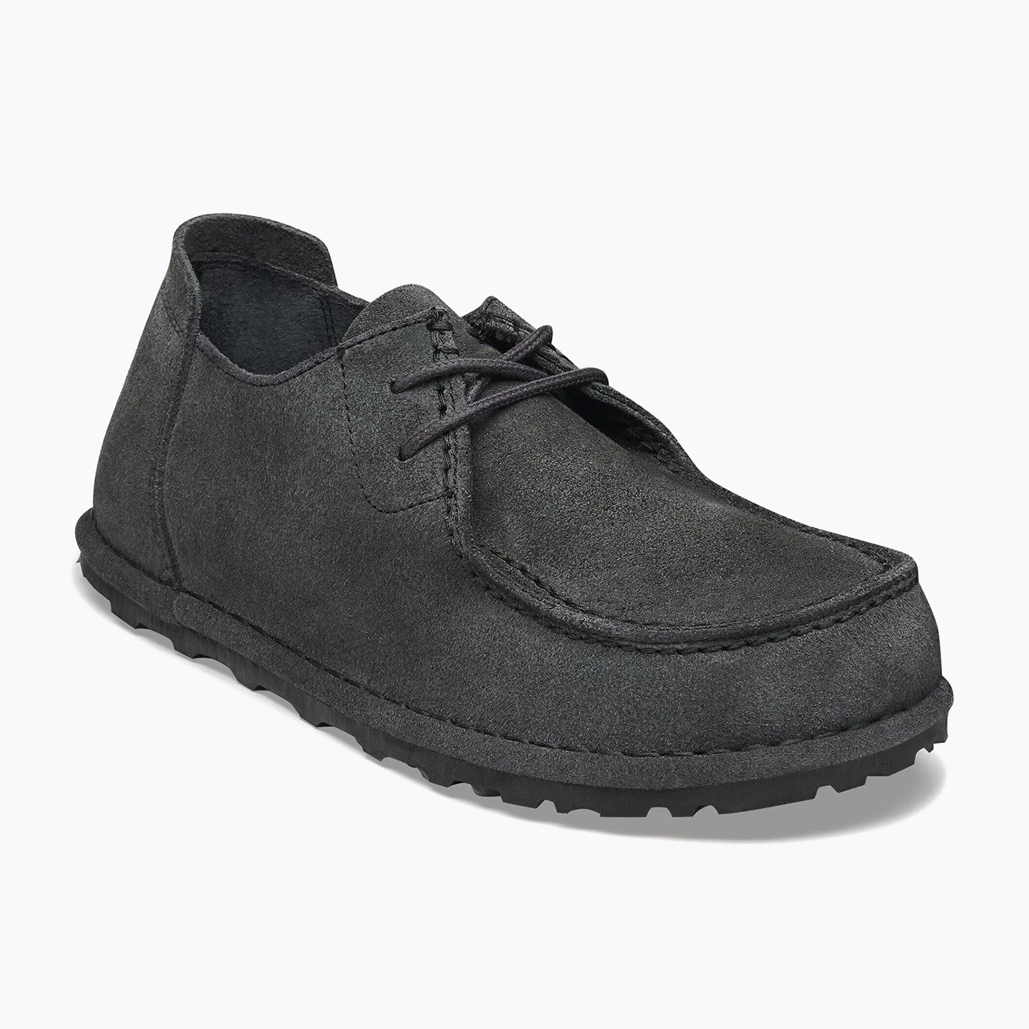 Обувки BIRKENSTOCK Utti Lace Suede Leather charcoal