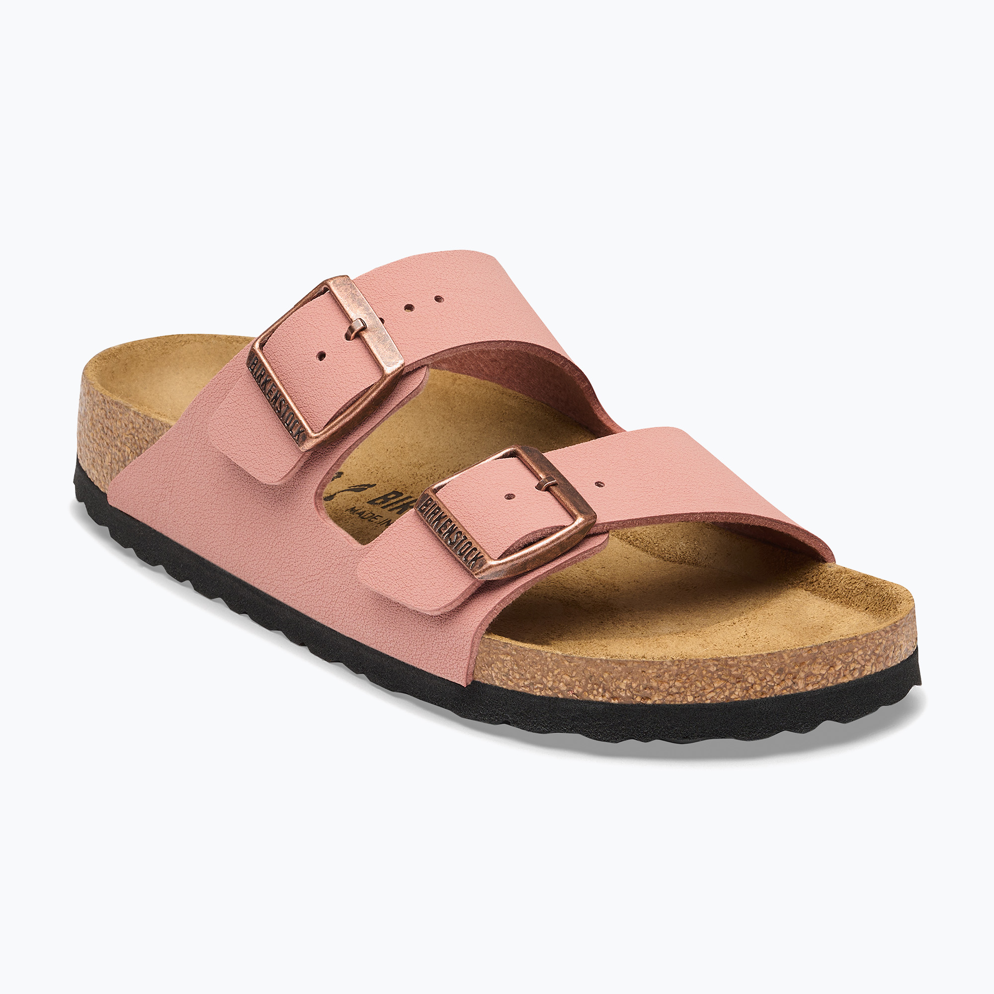 Klapki BIRKENSTOCK Arizona Birkibuc pink clay 