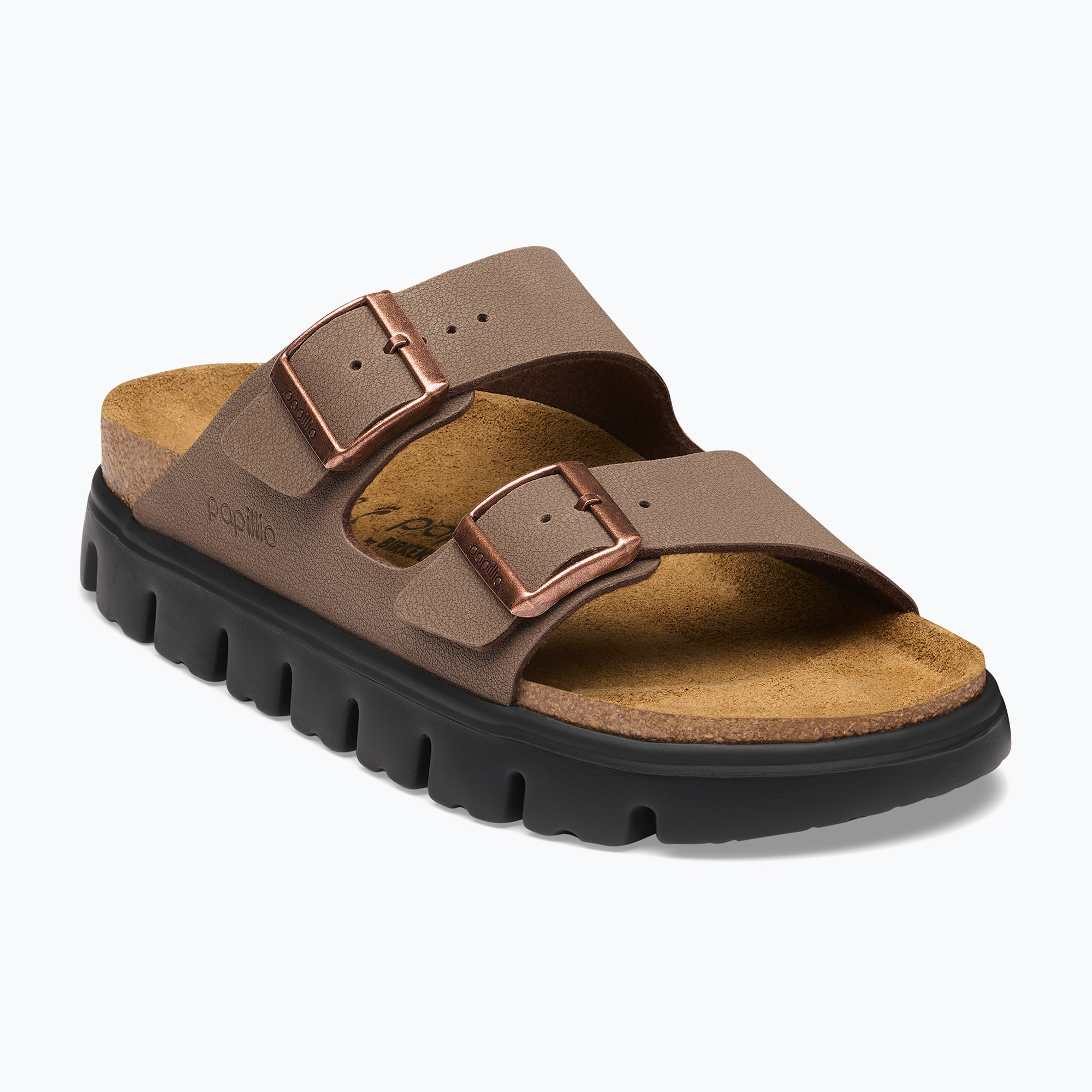 Klapki BIRKENSTOCK Arizona Chunky Birkibuc mocca 