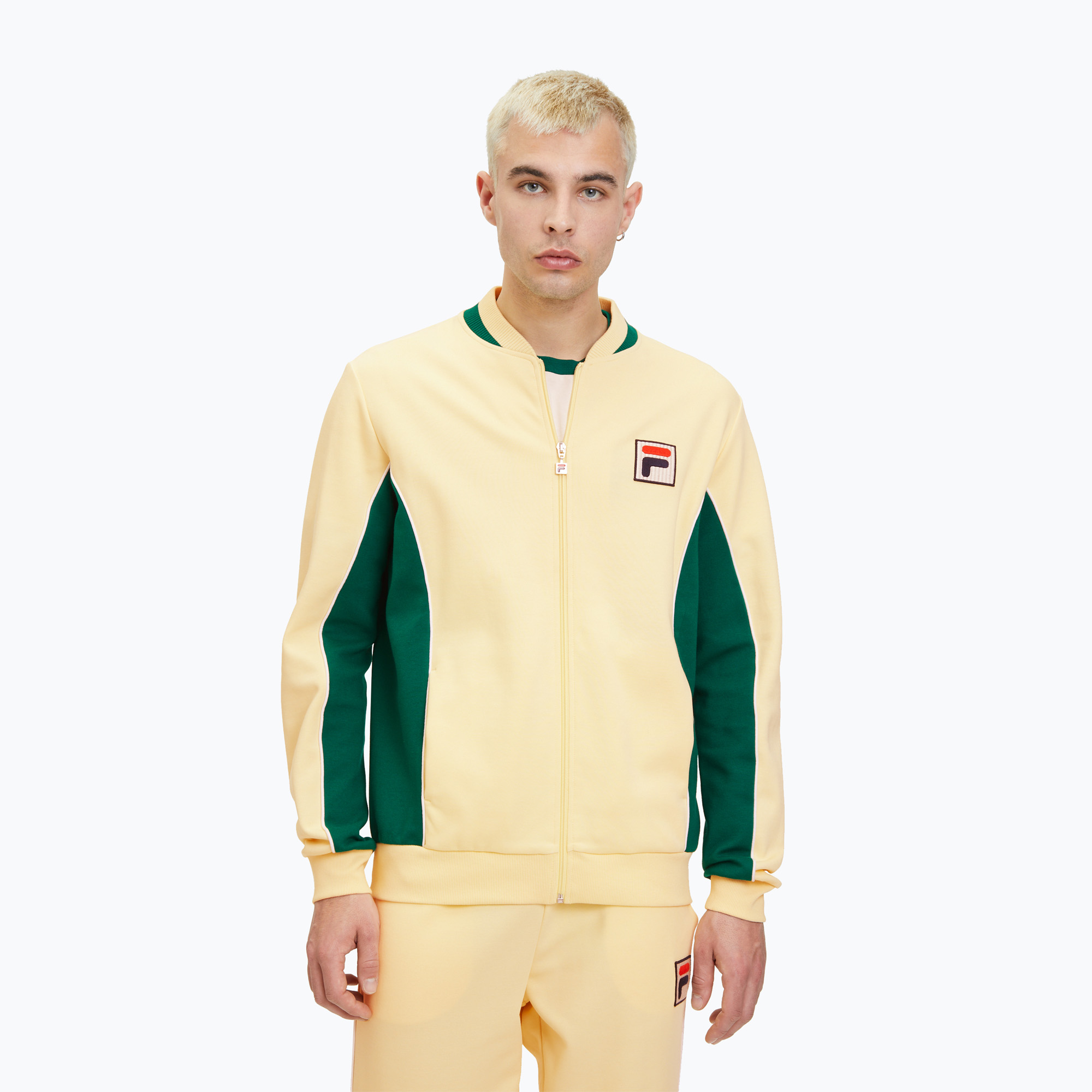 Bluza męska FILA Settanta Track french vanilia-aventurine 