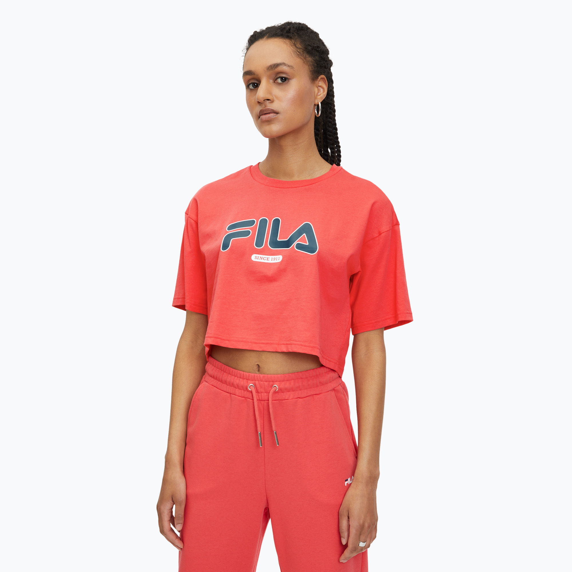 Maglietta da donna FILA Lucena cayenne (S) (Lucena FAW0757)