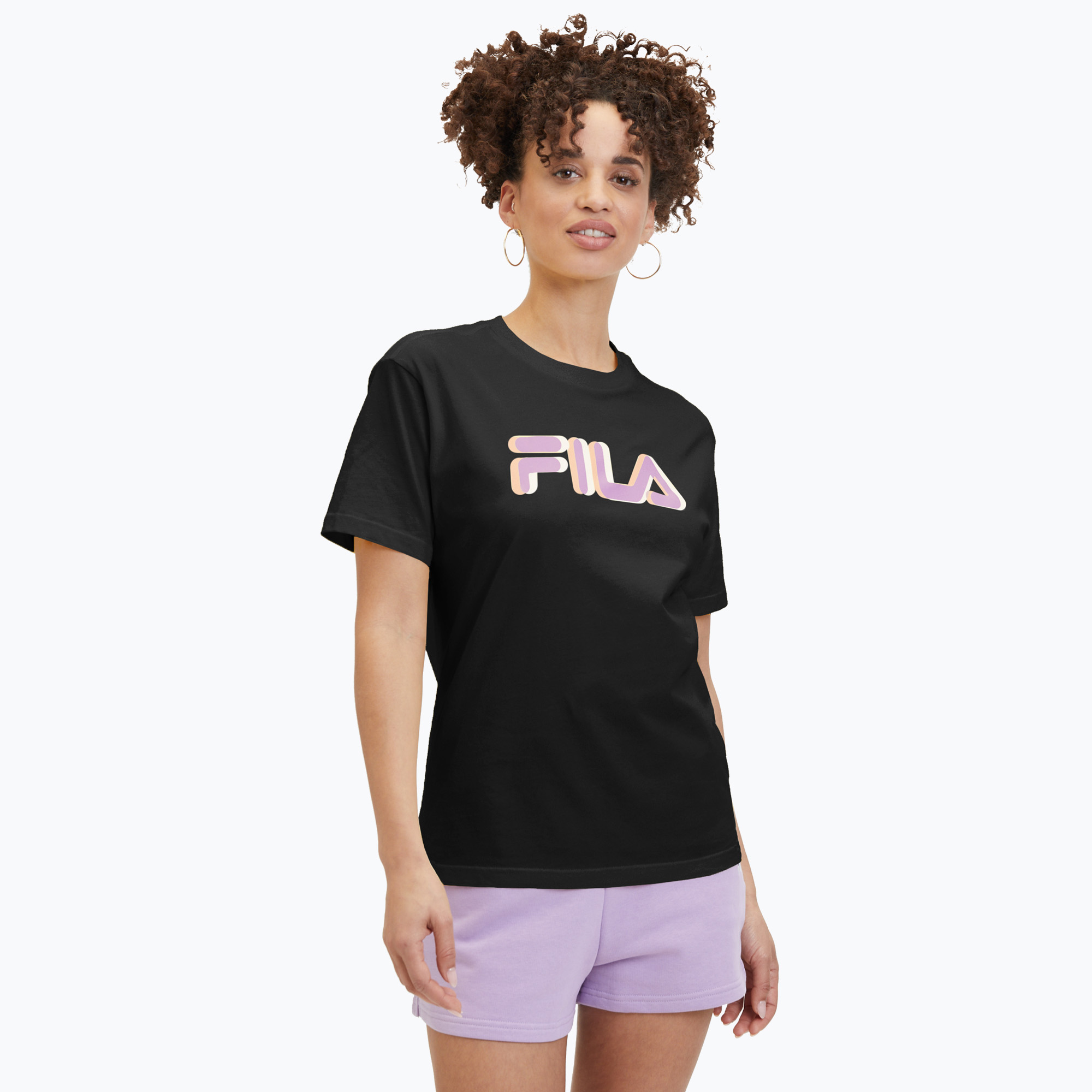 Maglietta da donna FILA Londrina nero (XS) (Londrina FAW0765)