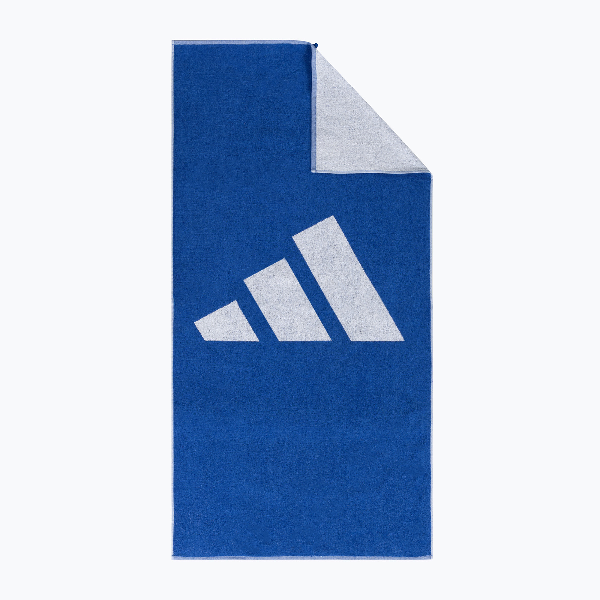 adidas 3 Bar L team royal blue/ white towel (Large)