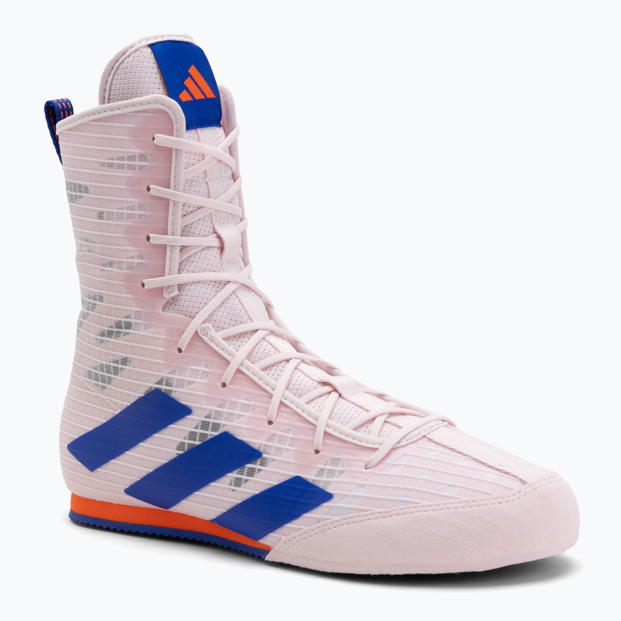 Buty bokserskie adidas Box Hog 4 almost pink/lucid blue/impact orange 