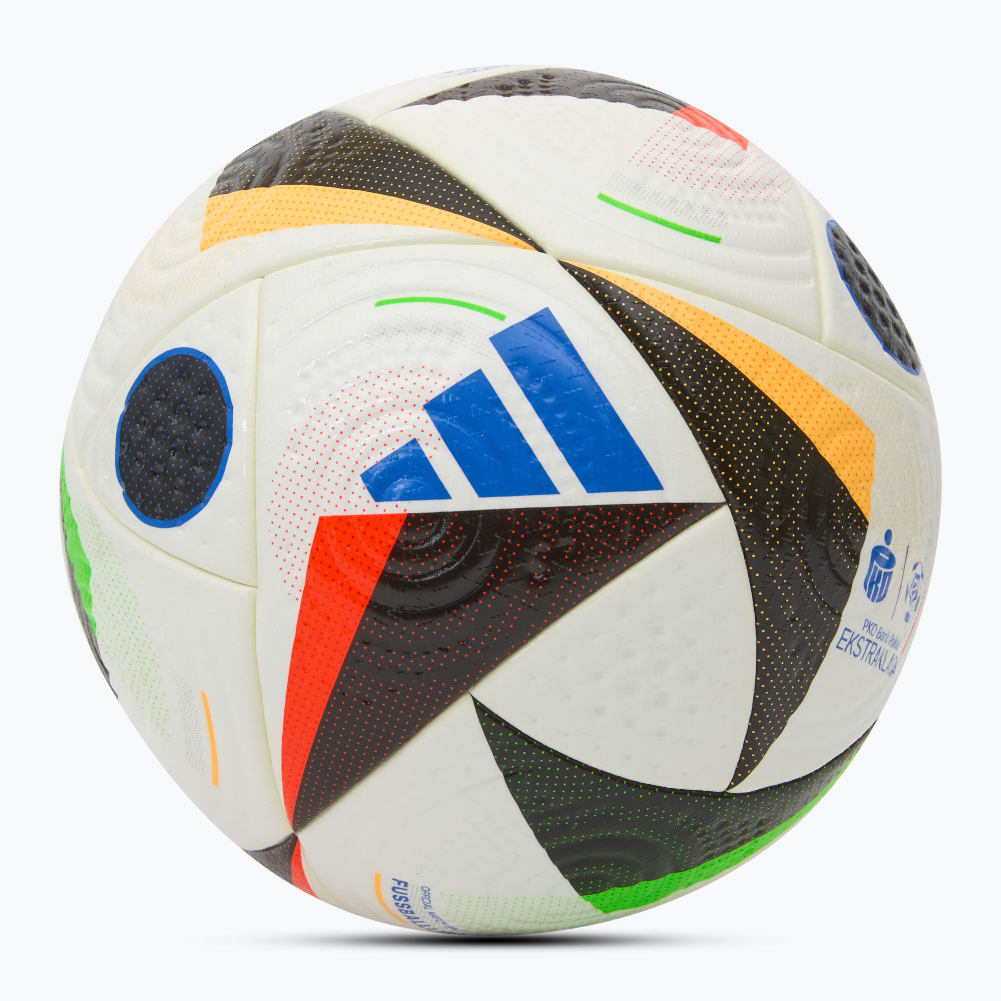 Piłka do piłki nożnej adidas Ekstraklasa Pro white/black/glow blue rozmiar 5 
