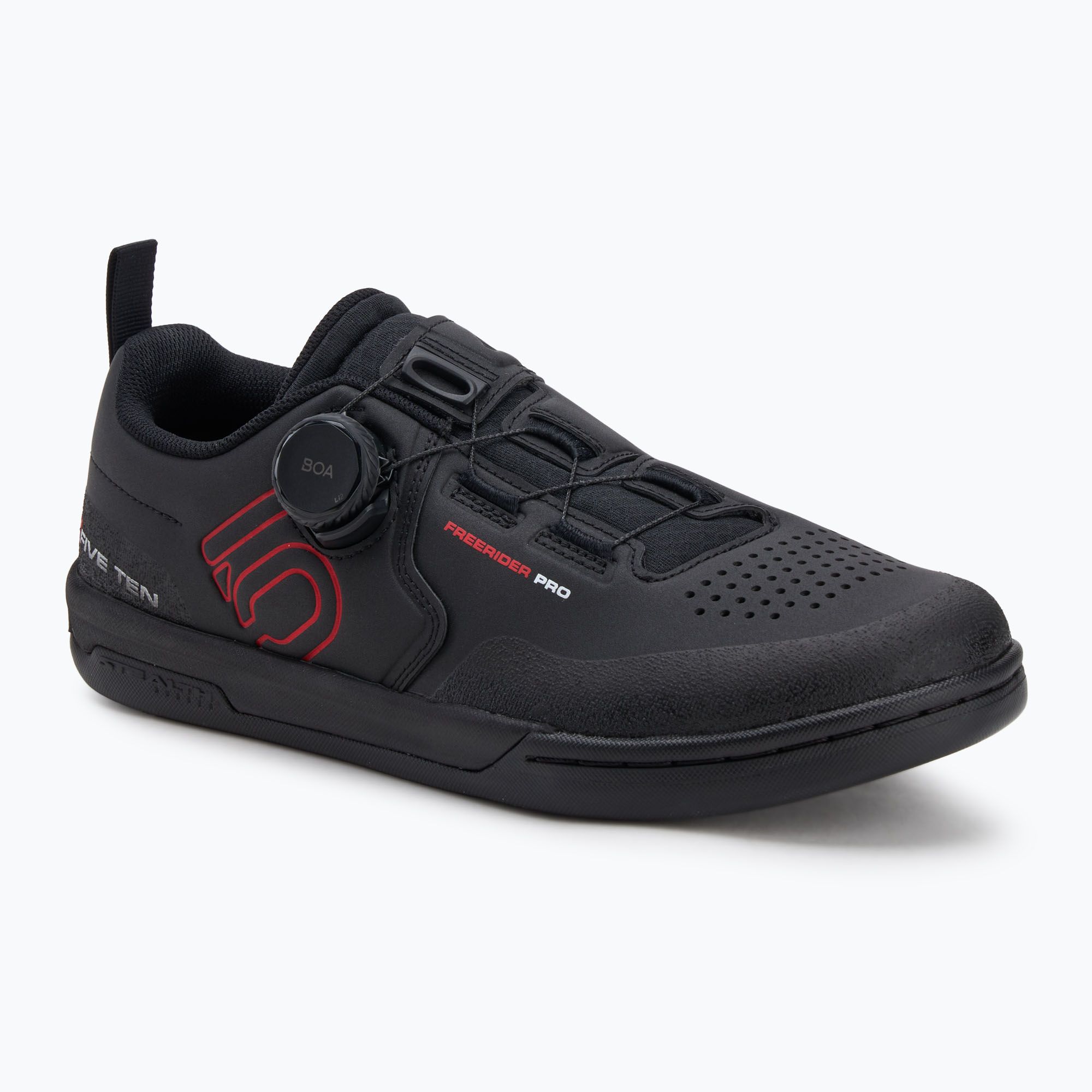 Pánska cyklistická obuv adidas FIVE TEN Freerider Pro Boa core black/red/cloud white (Freerider Pro Boa IH3050)