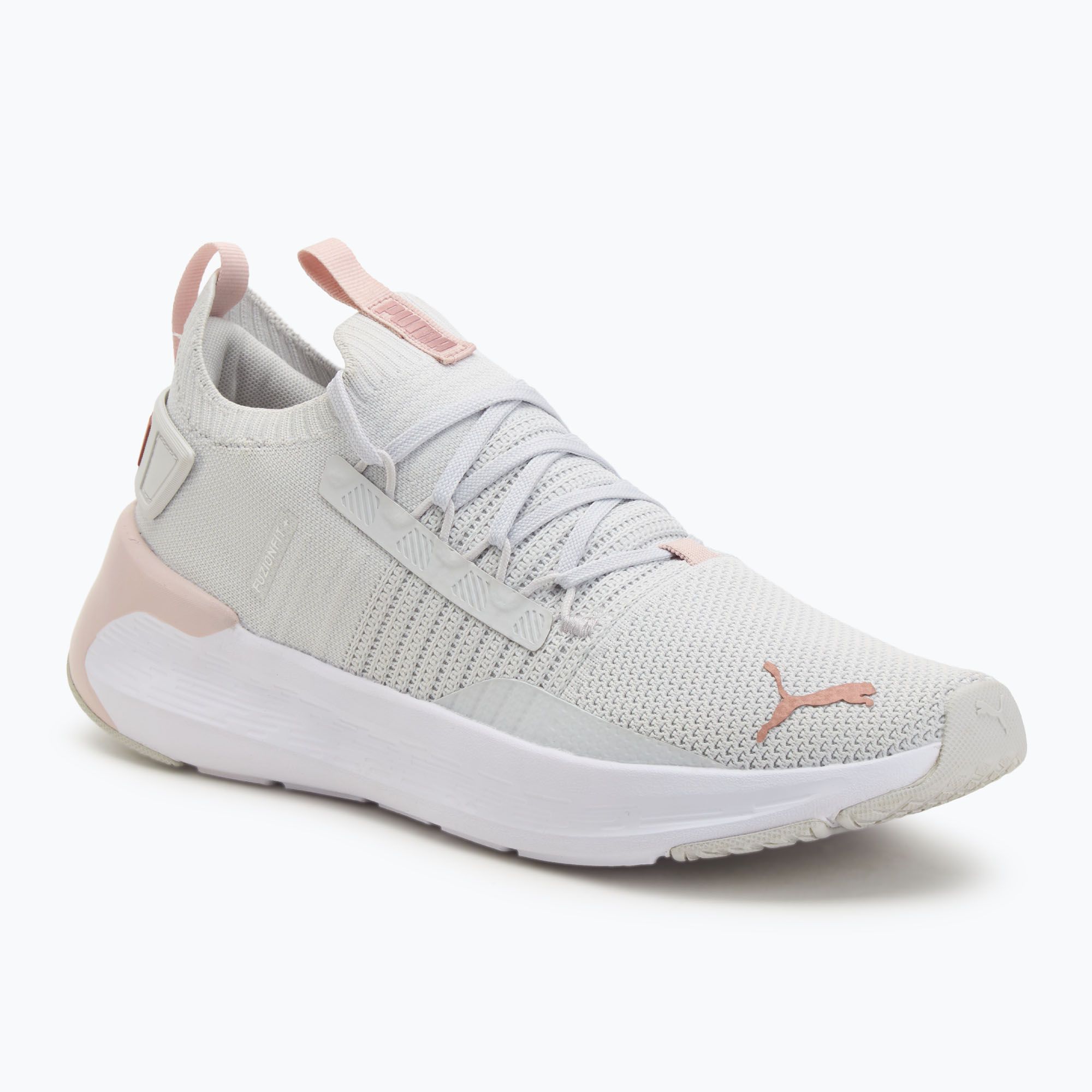 Buty do biegania damskie PUMA Softride Symmetry Fuzion Feather gray/mauve mist/rose gold 