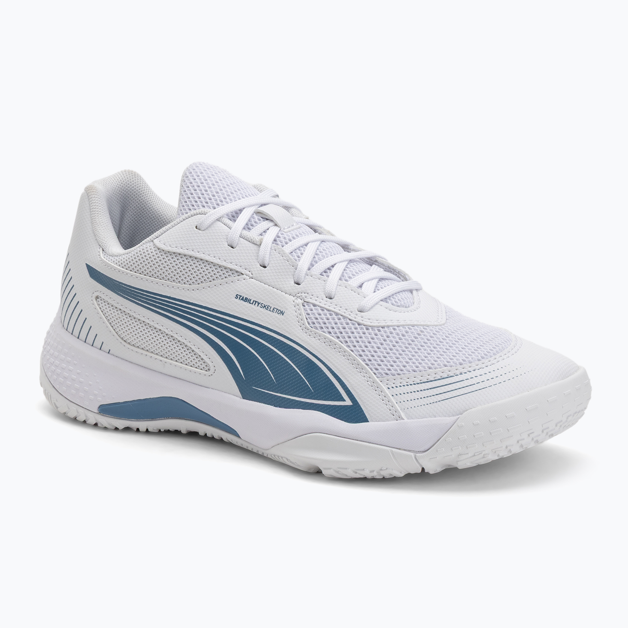 Buty do sportów halowych PUMA Solarflash III puma white/blue horizon 