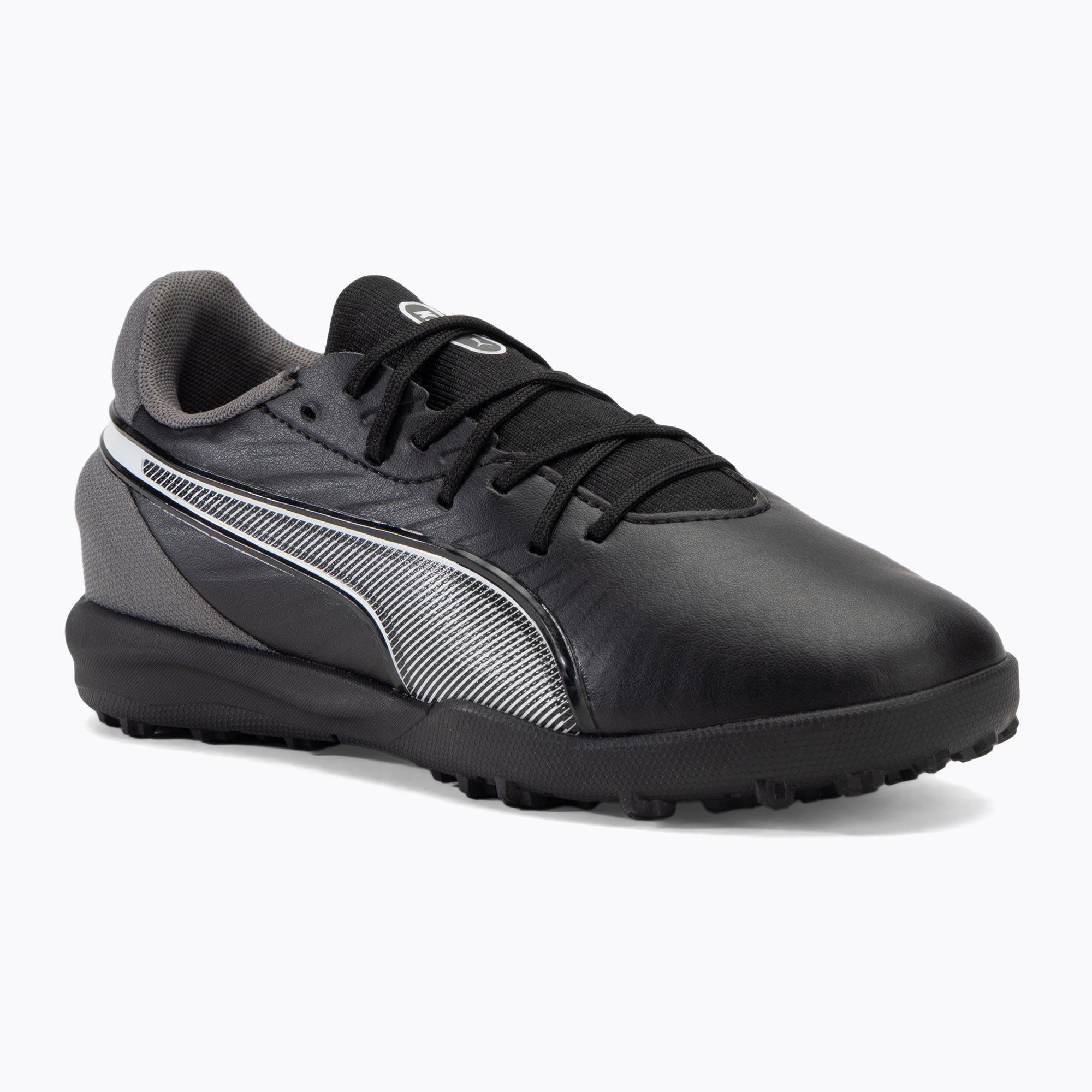 Buty piłkarskie dziecięce PUMA King Match TT Jr puma black/puma white/cool dark gray 