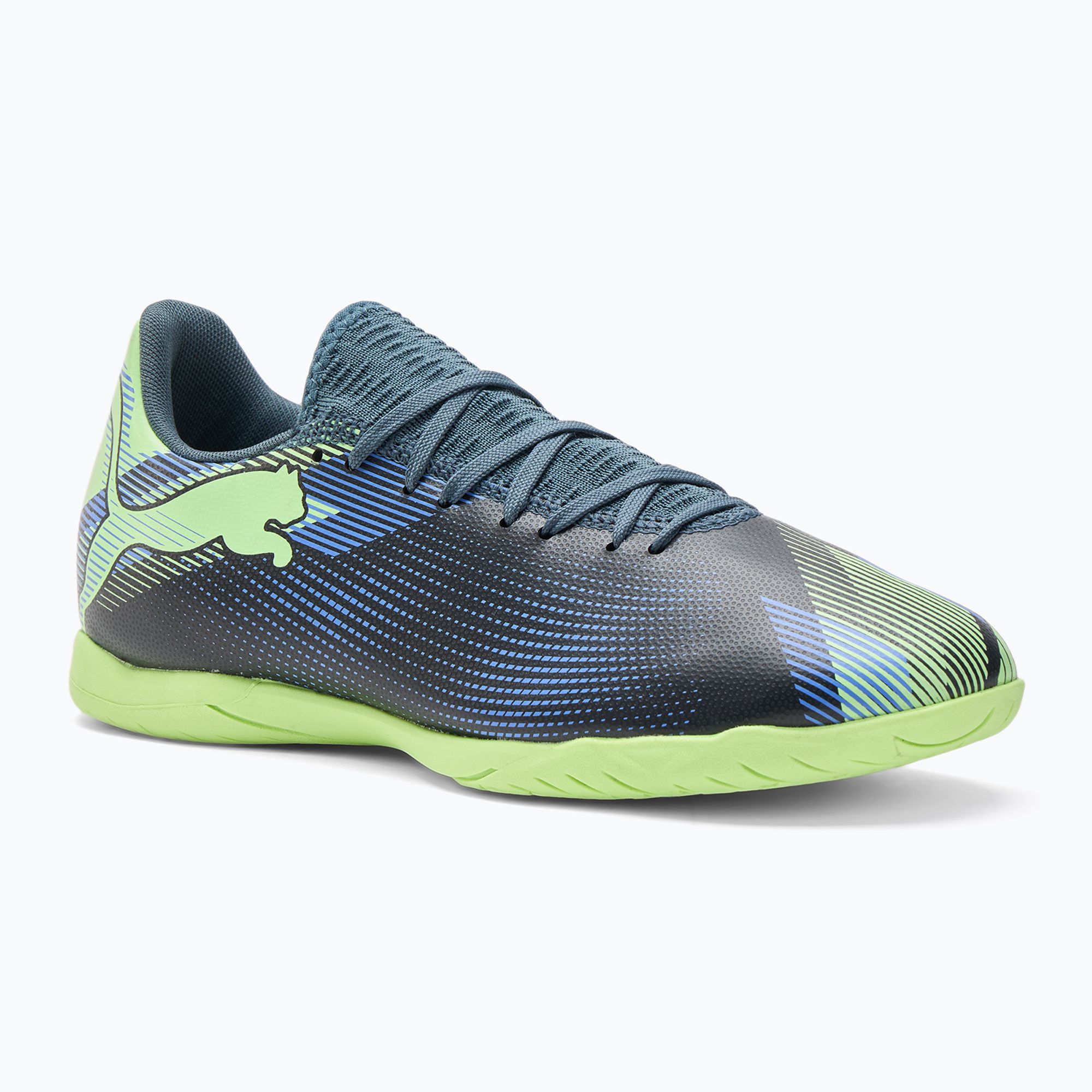 Buty piłkarskie PUMA Future 7 Play It grey skies/elektro purple 