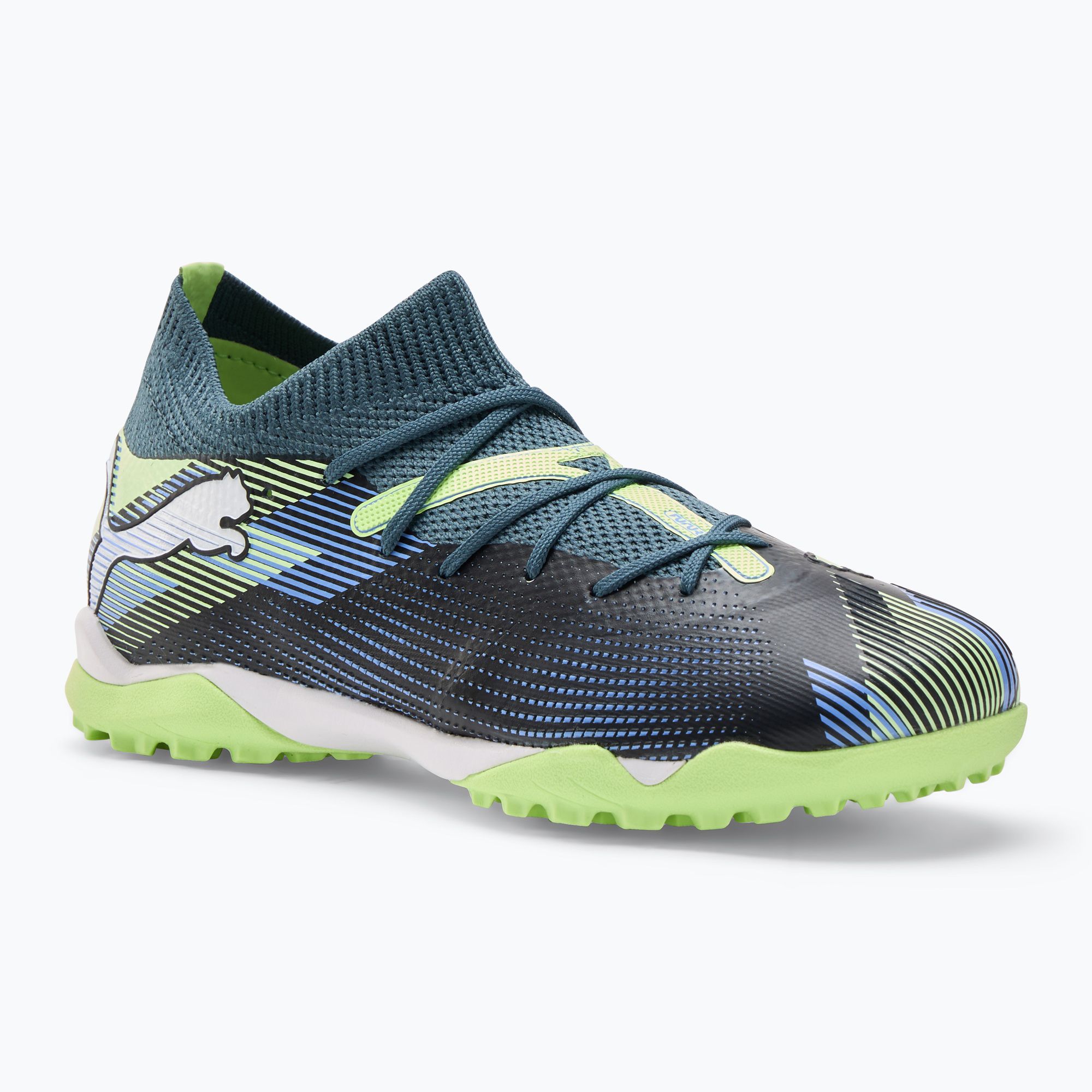 Buty piłkarskie dziecięce PUMA Future 7 Match TT + Mid Jr grey skies/puma white 