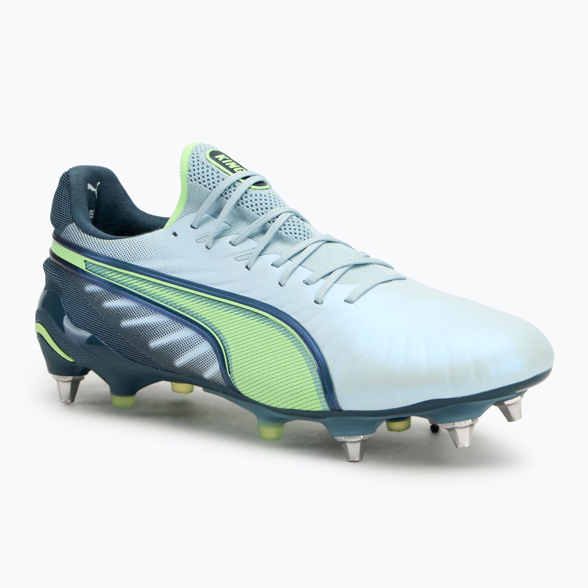 Buty piłkarskie męskie PUMA King Ultimate MxSG frosted dew/fizzy apple 