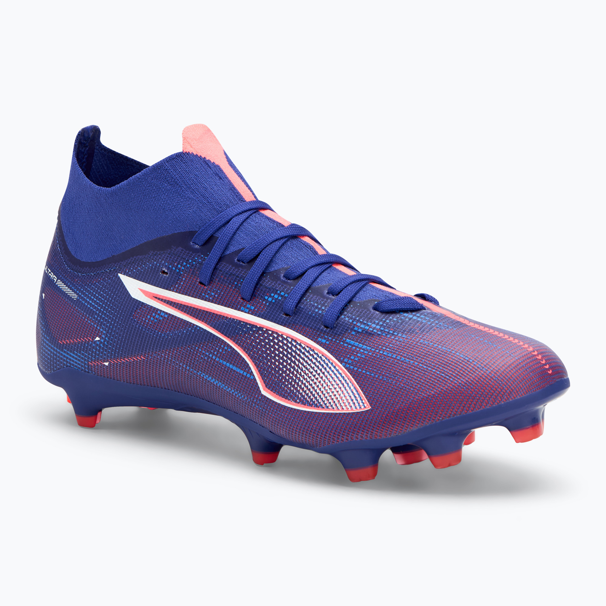 Buty piłkarskie PUMA Ultra 5 Match+ FG/AG lapis lazuli/puma white/sunset gloe 