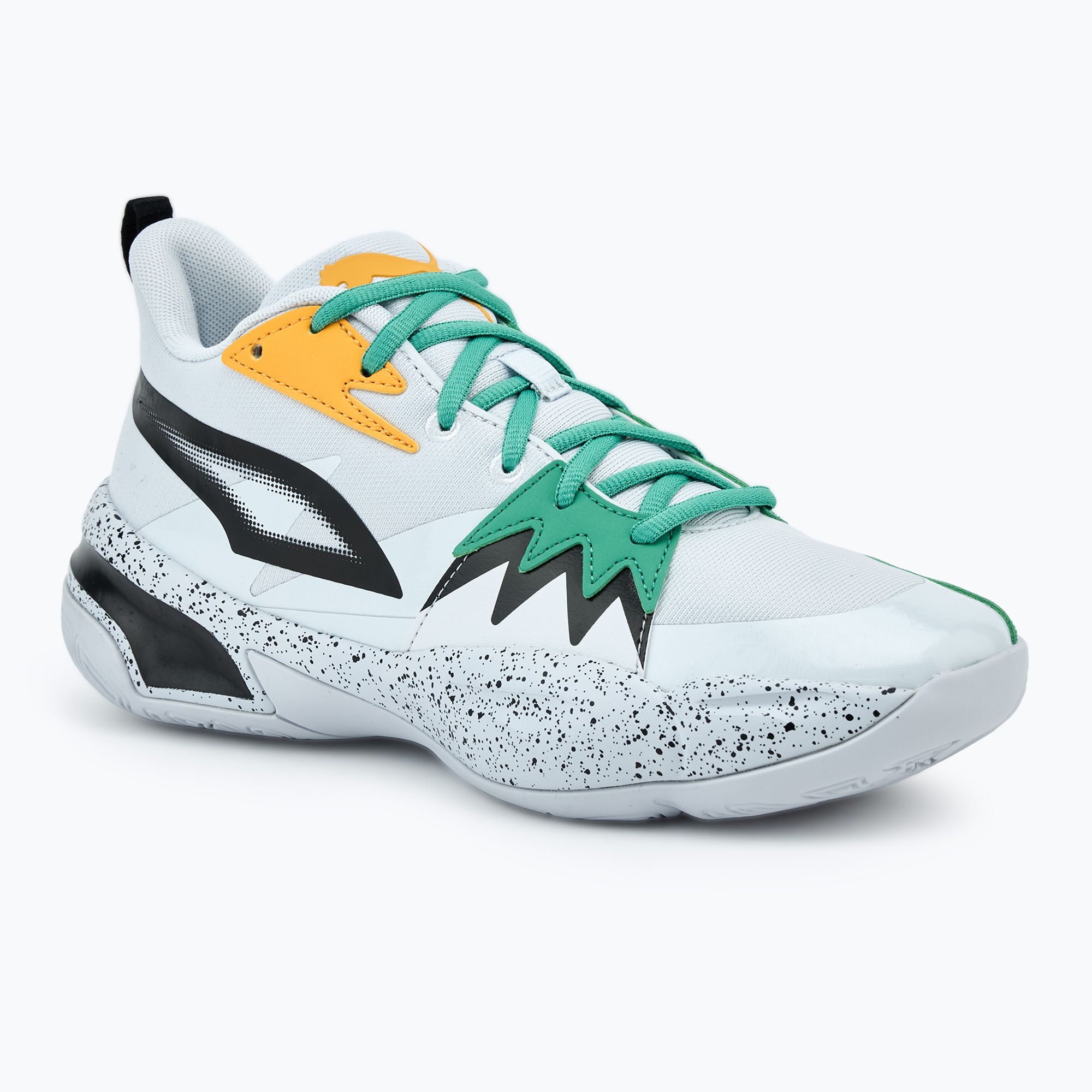 Pánska basketbalová obuv PUMA Genetics Speckle puma black/silver mist/jade frost (Genetics Speckle 310405 01)
