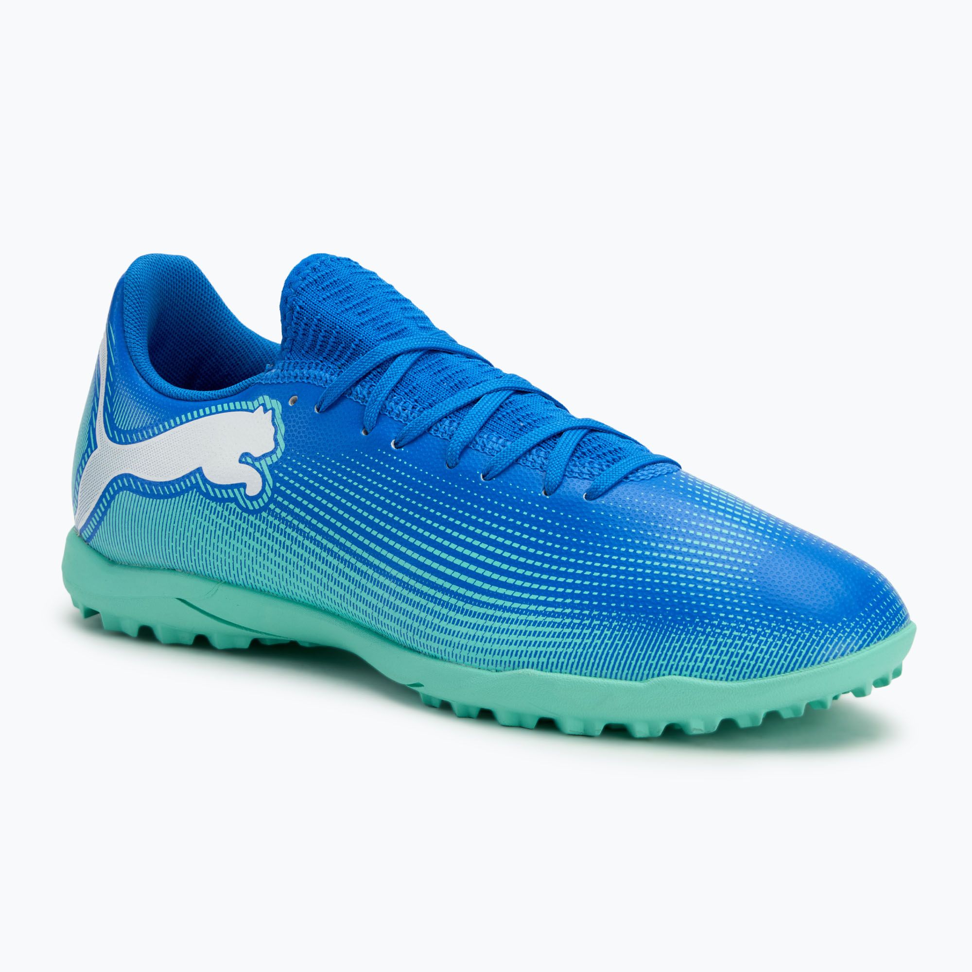 Buty piłkarskie PUMA Future 7 Play TT hyperlink blue/mint/puma white 