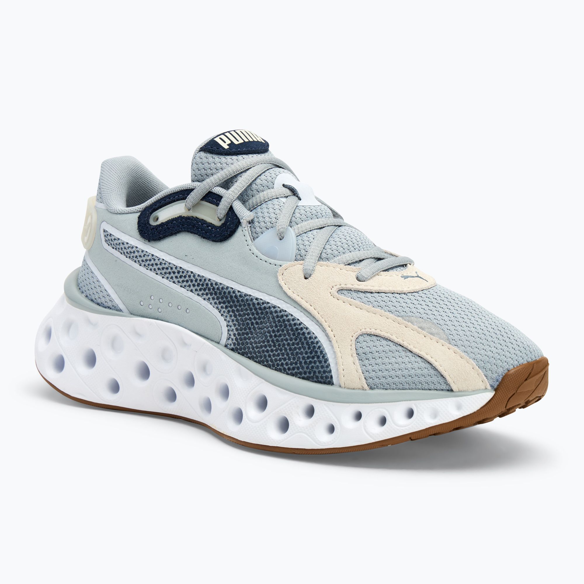Buty do biegania PUMA Softride Frequence cool mid gray/alpine snow/club navy 