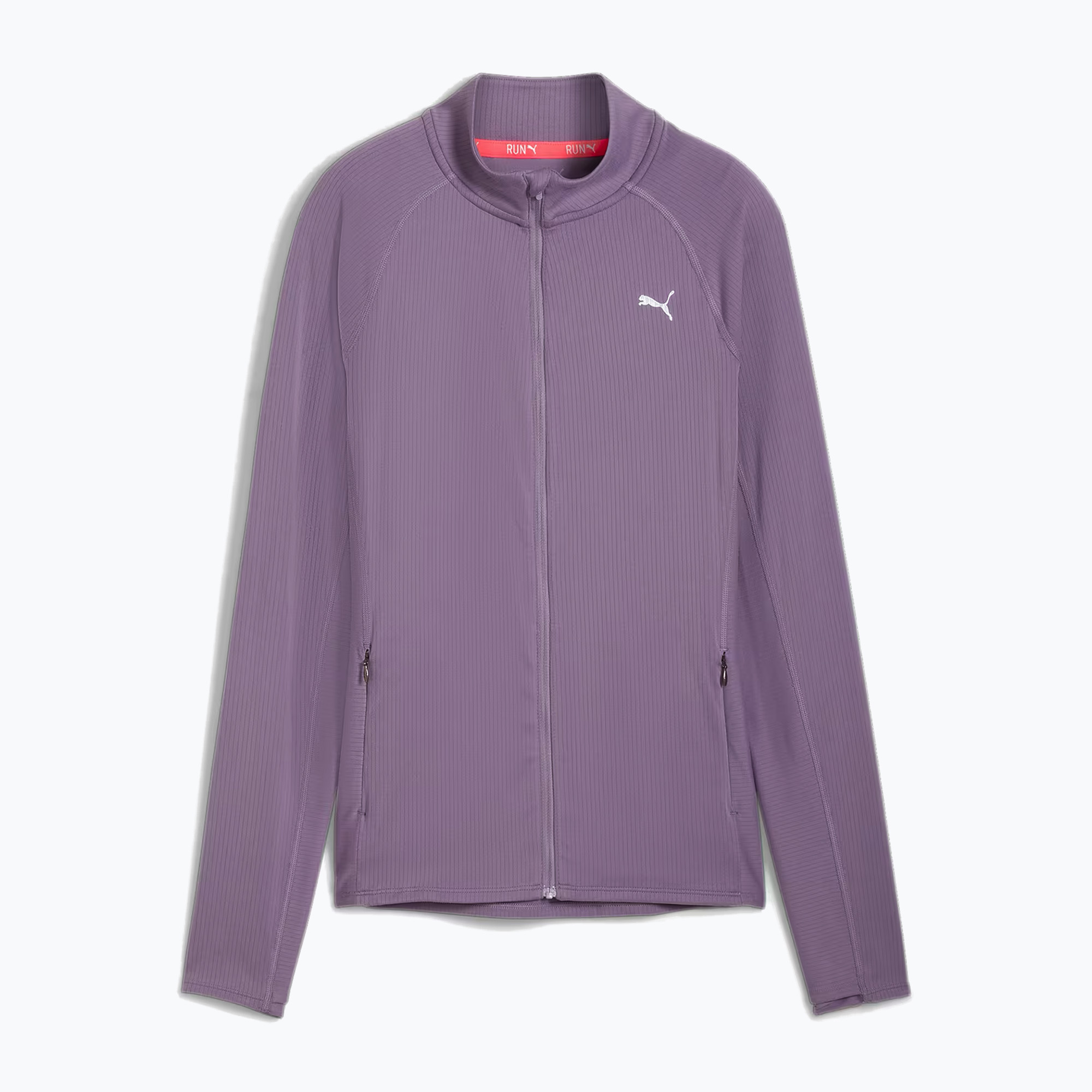 Bluza do biegania damska PUMA Run For Her Ribbed Full Zip pale plum 
