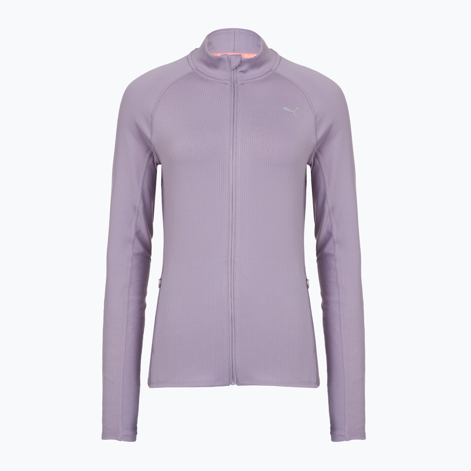 Bluza do biegania damska PUMA Run For Her Ribbed Full Zip pale plum 