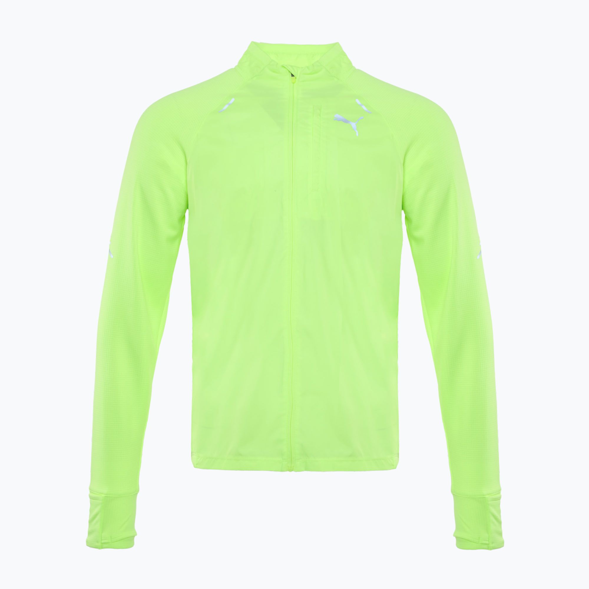 Kurtka do biegania damska PUMA Run Gridfleece fizzy apple 