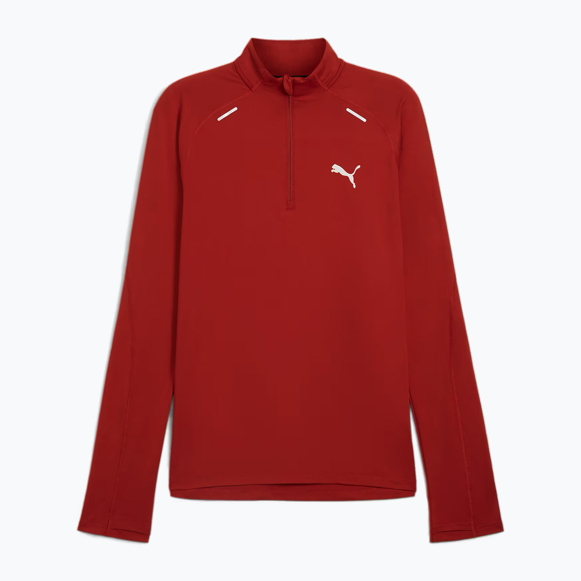 Bluza do biegania męska PUMA Run Cloudspun 1/4 Zip mars red 