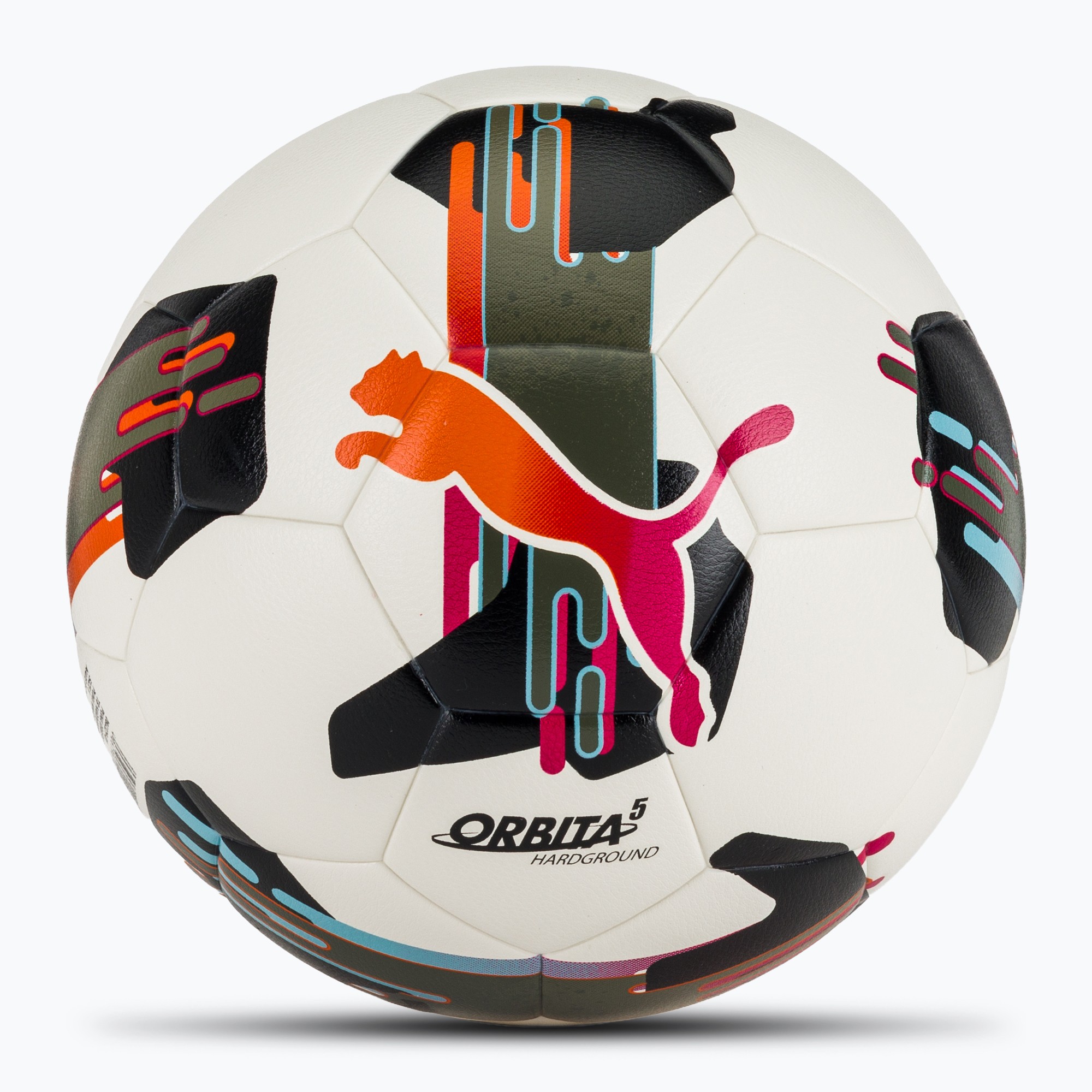 Futbalová lopta PUMA Orbita 5 TB Hardground puma white/multicolor veľ. 5