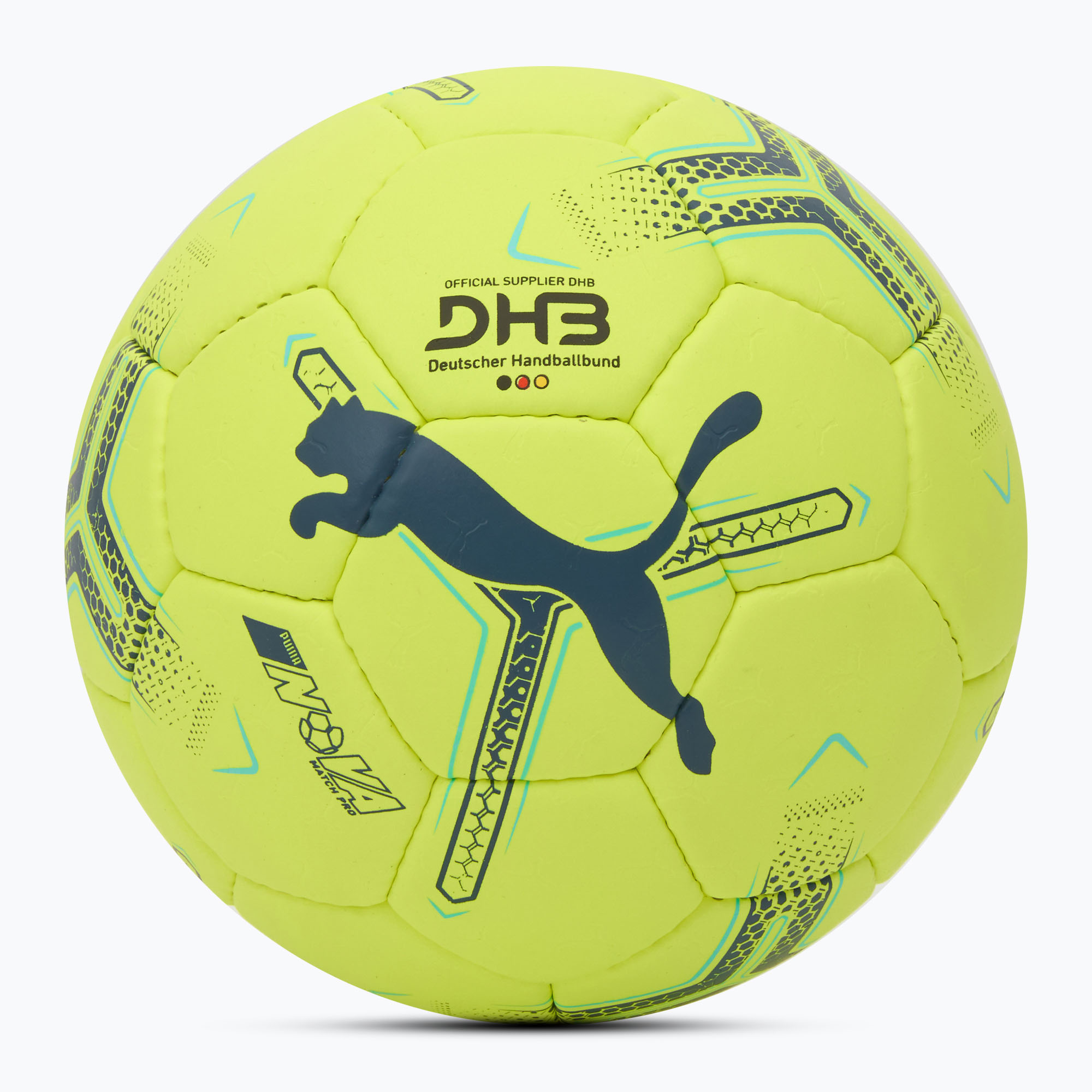 Piłka do piłki ręcznej PUMA Nova Match Pro fizzy apple/grey skies rozmiar 2 