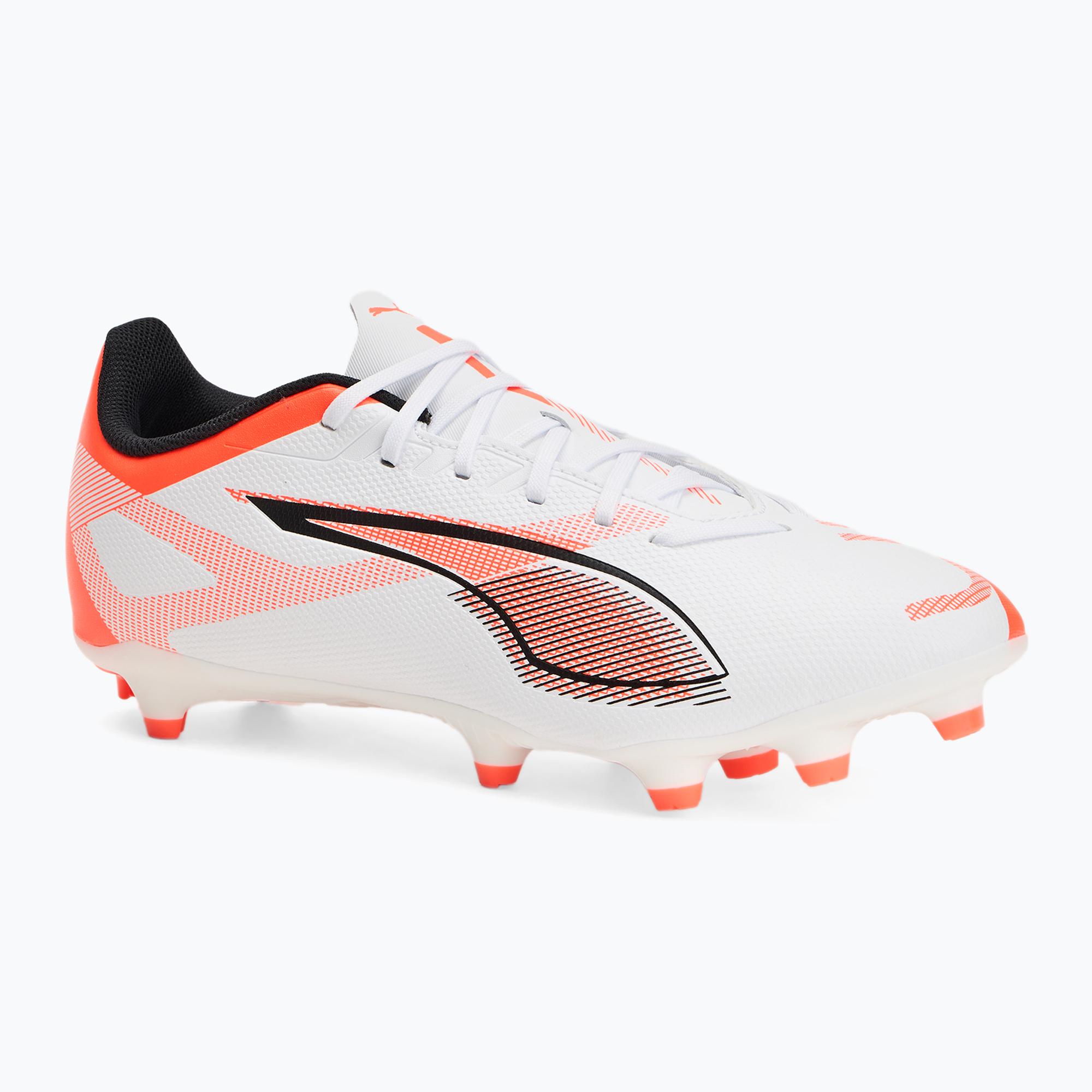 Buty piłkarskie PUMA Ultra 5 Play FG/AG puma white/puma black/glowing red 