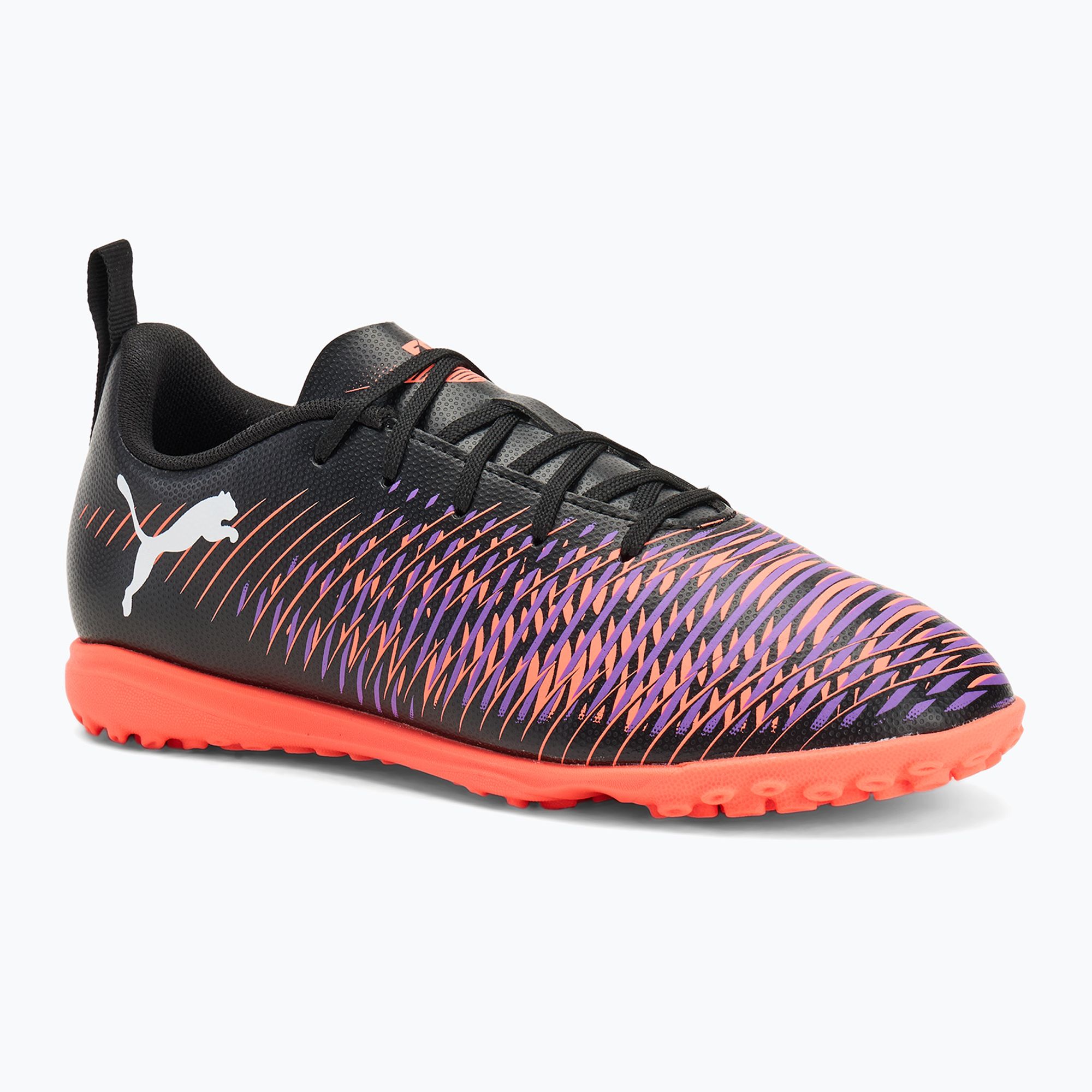 Buty piłkarskie dziecięce PUMA Future 8 Play TT puma black/ puma white/ glowing red 