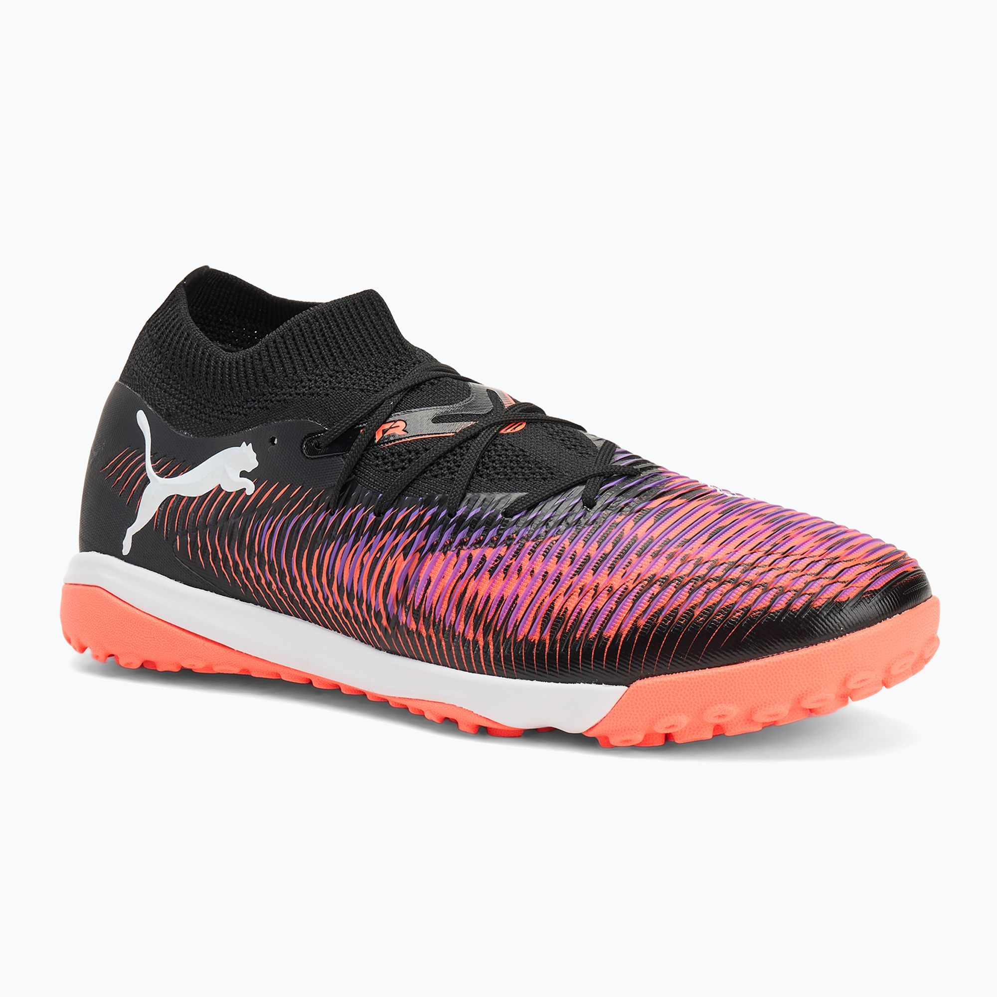 Buty piłkarskie męskie PUMA Future 8 Match TT puma black/ puma white/ glowing red 