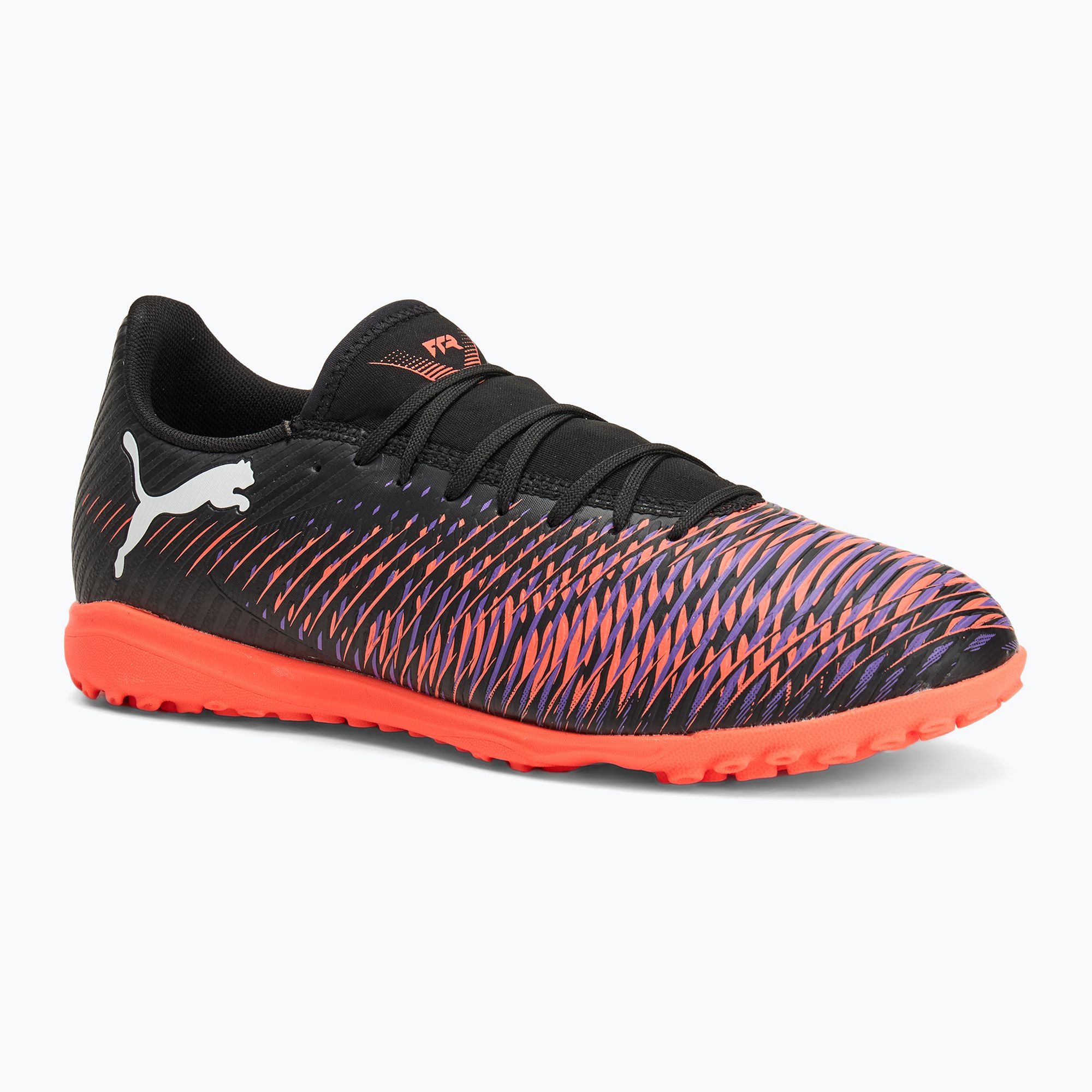 Buty piłkarskie męskie PUMA Future 8 Play TT puma black/ puma white/ glowing red 