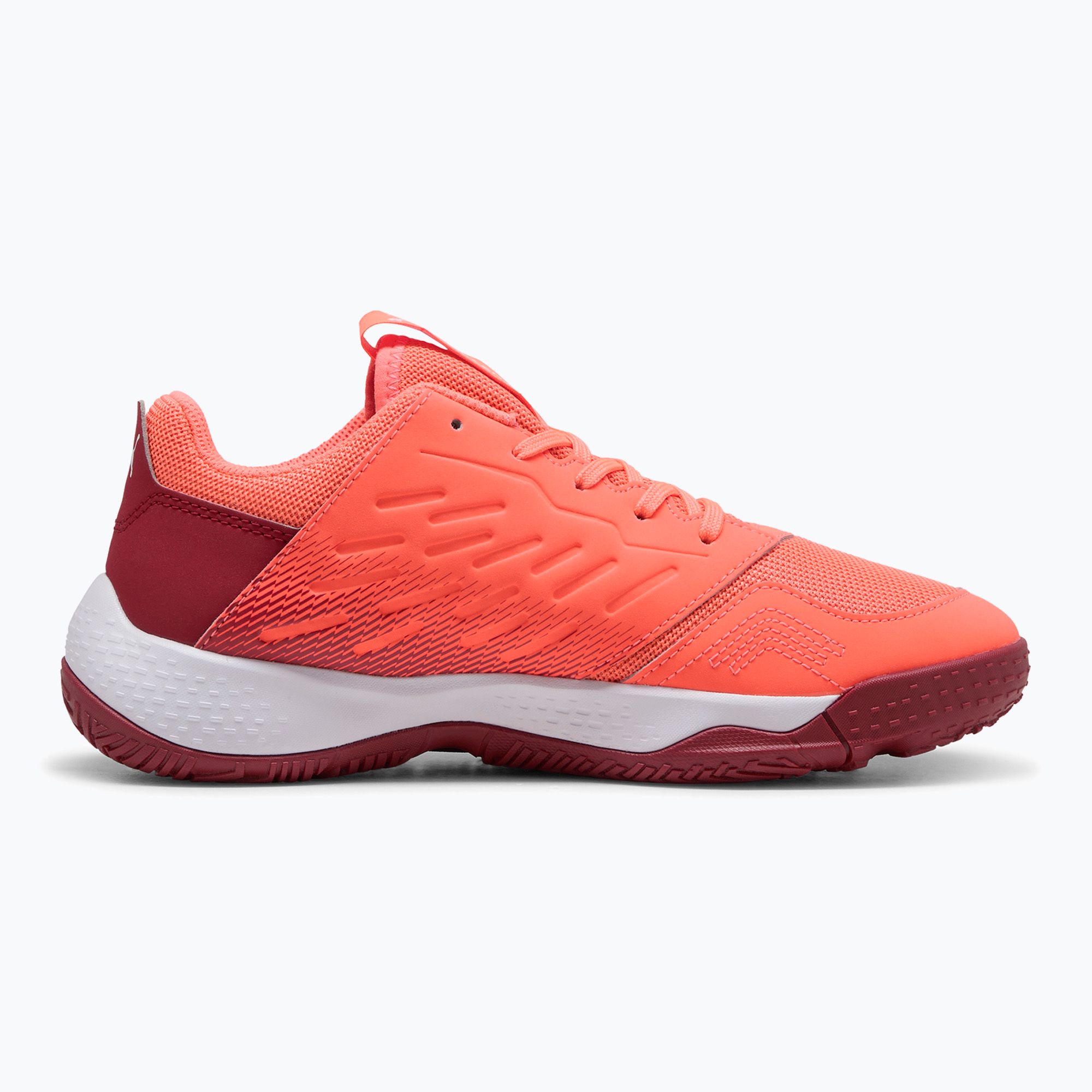 Buty do piłki ręcznej PUMA Accelerate Turbo glowing red/white/dark crimson/black 