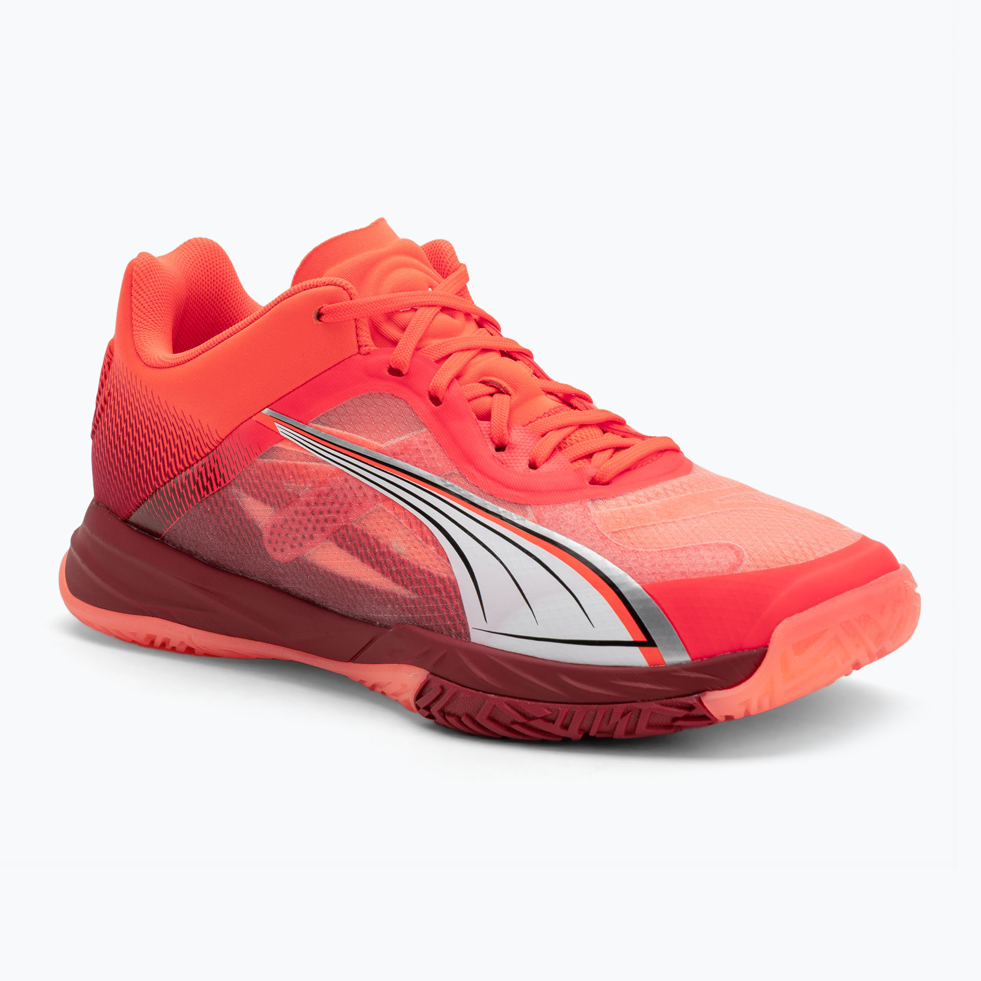 Buty męskie PUMA Accelerate Nitro SQD glowing red/puma white/dark crimson 