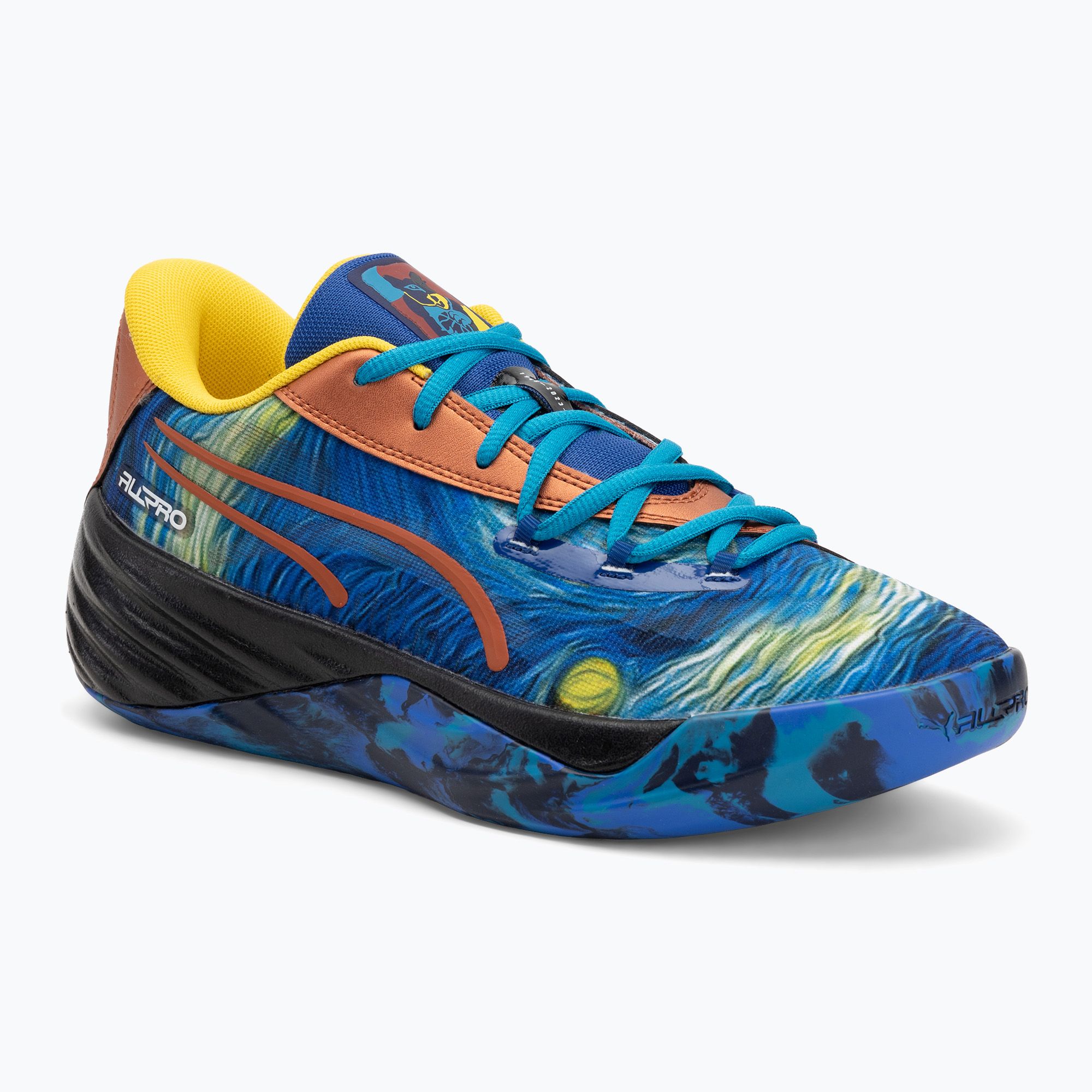 Buty do koszykówki męskie PUMA All-Pro Nitro Dylan Exhibit vivid blue/tropical blue 