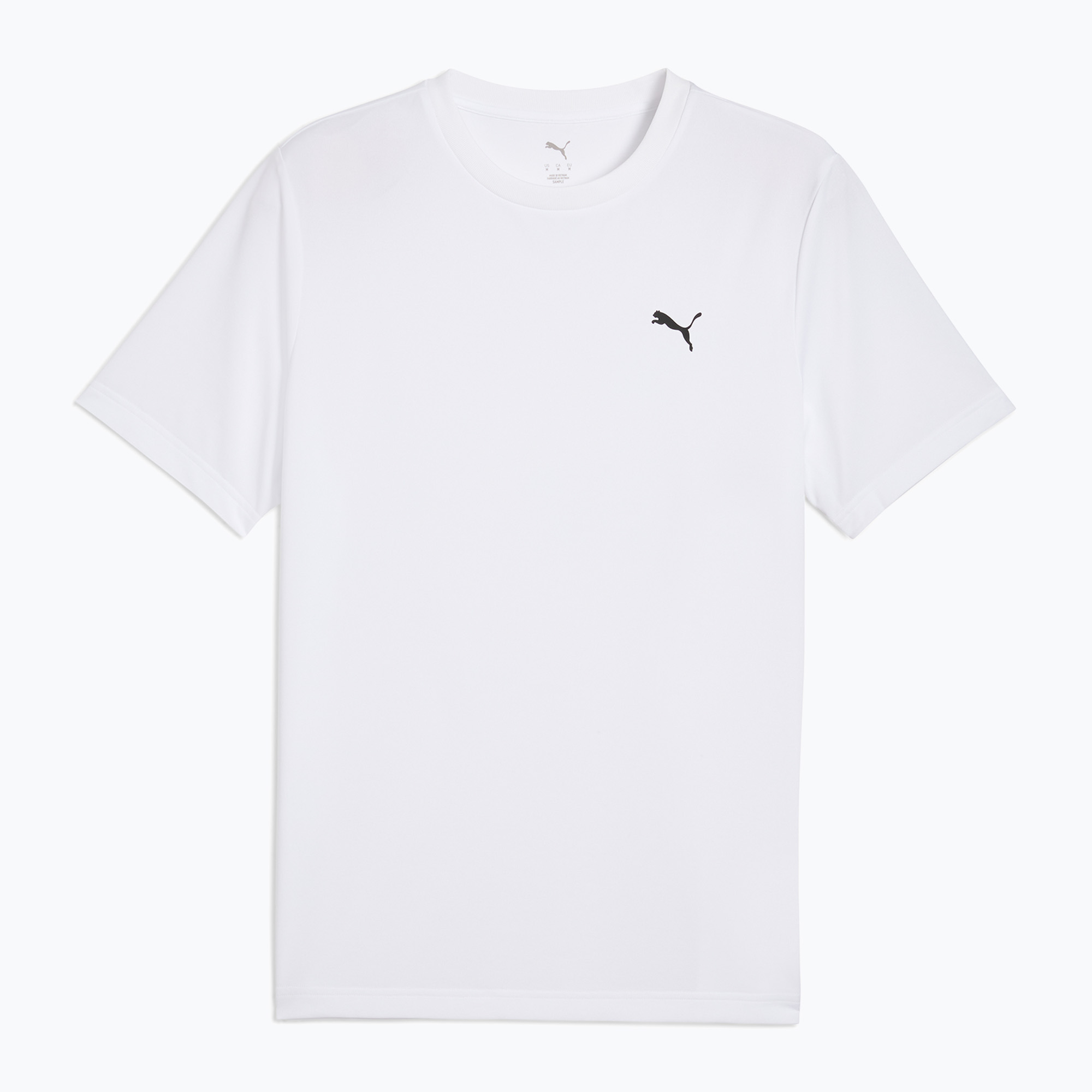 Мъжки потник PUMA ESS Small Logo Poly Tee puma white