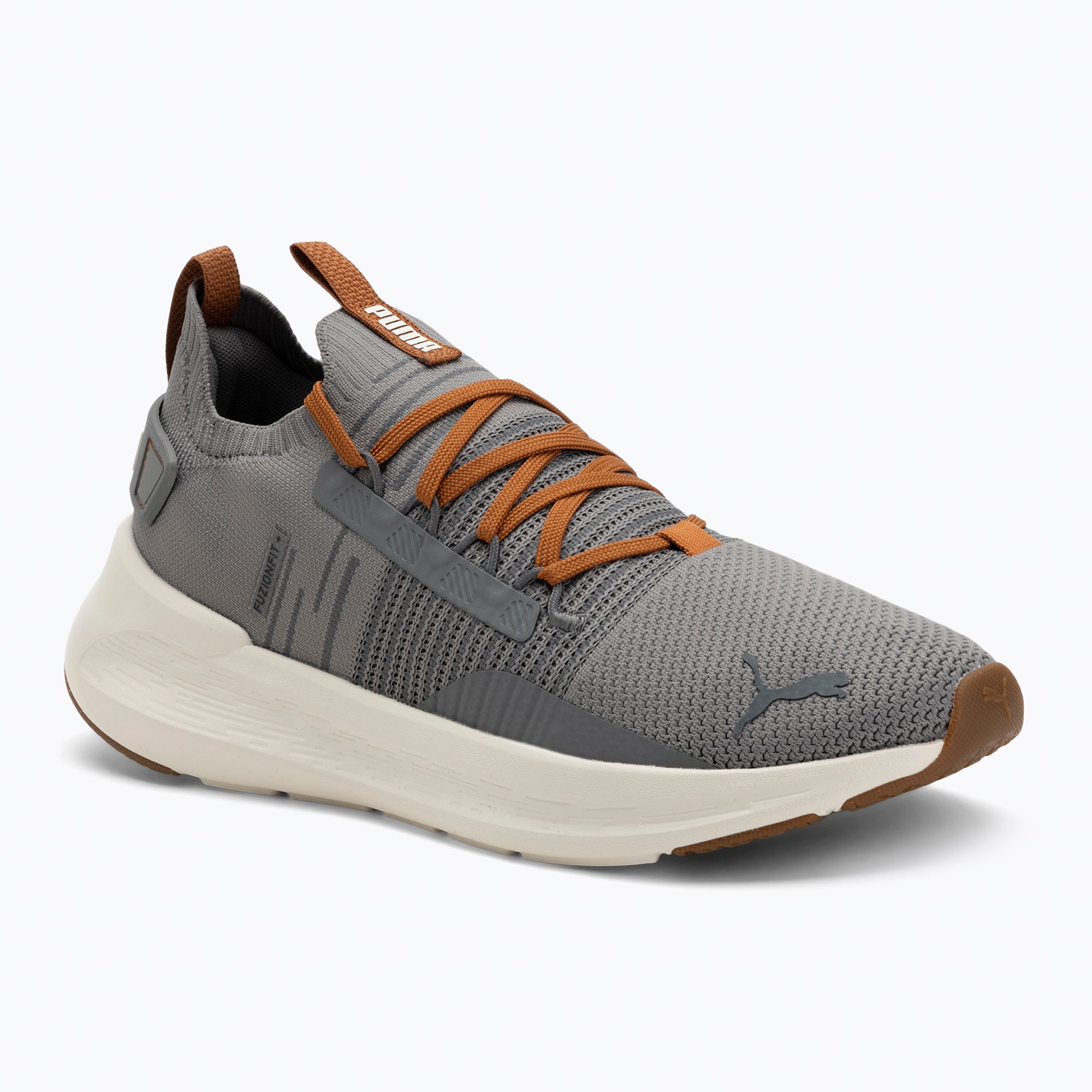 Buty do biegania PUMA Softride Symmetry Fuzion LS cool dark gray/warm white/brandy 