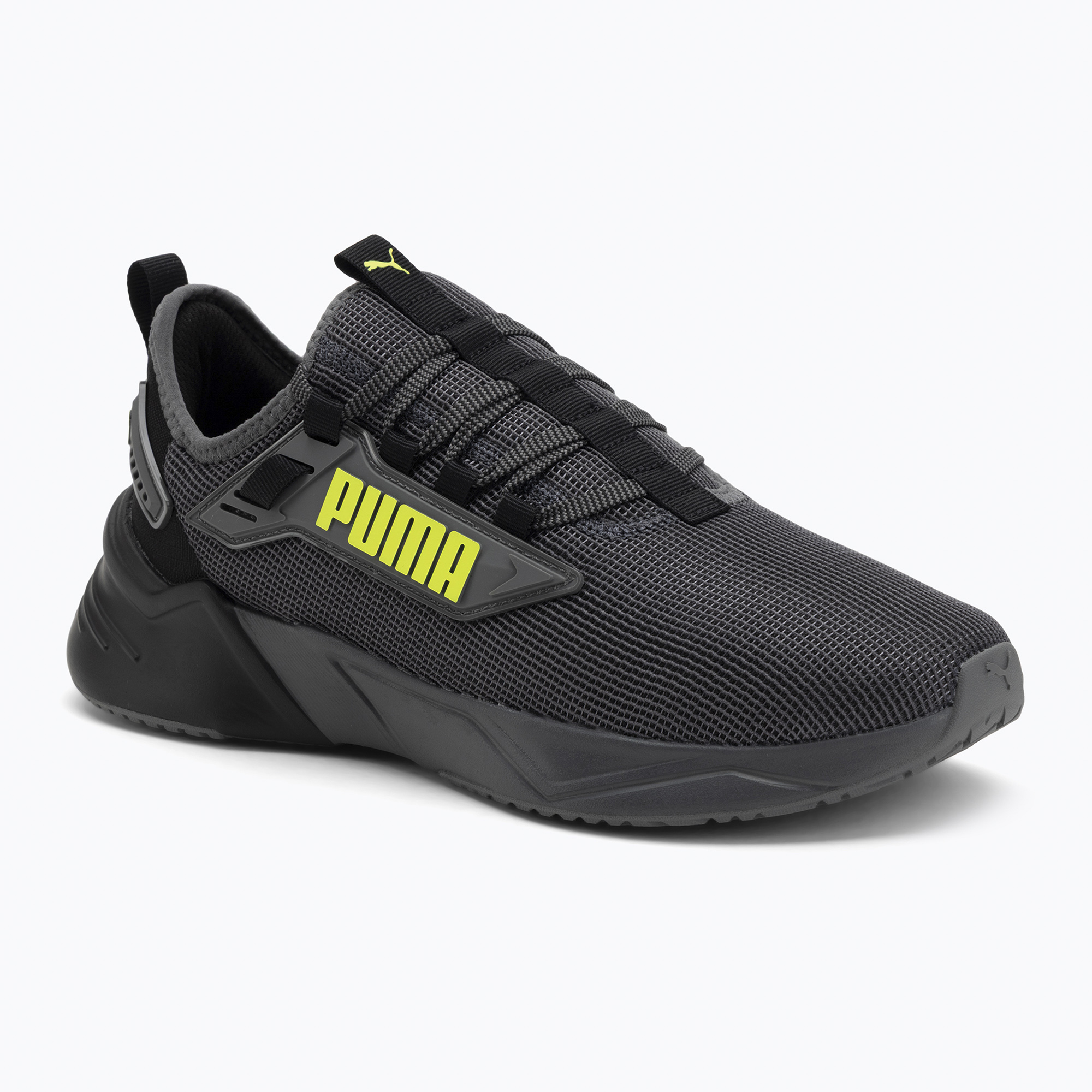 Buty do biegania PUMA Retaliate 3 Unwavered puma black/cool dark gray/yellow alert 