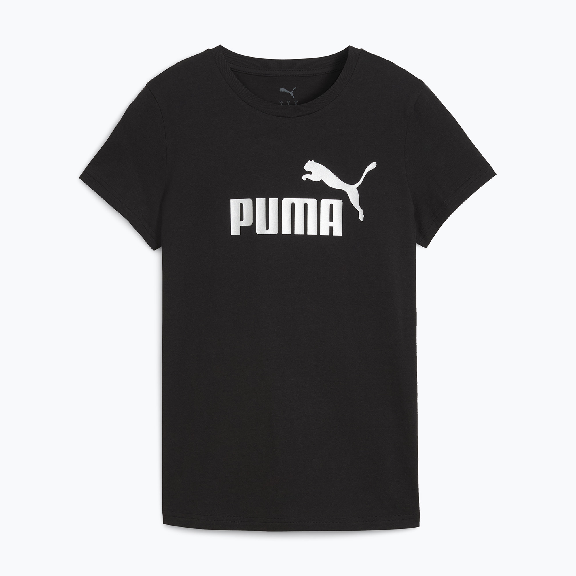 Дамска тениска Puma ESS Metallic No. 1 Logo Tee puma black/metallic silver