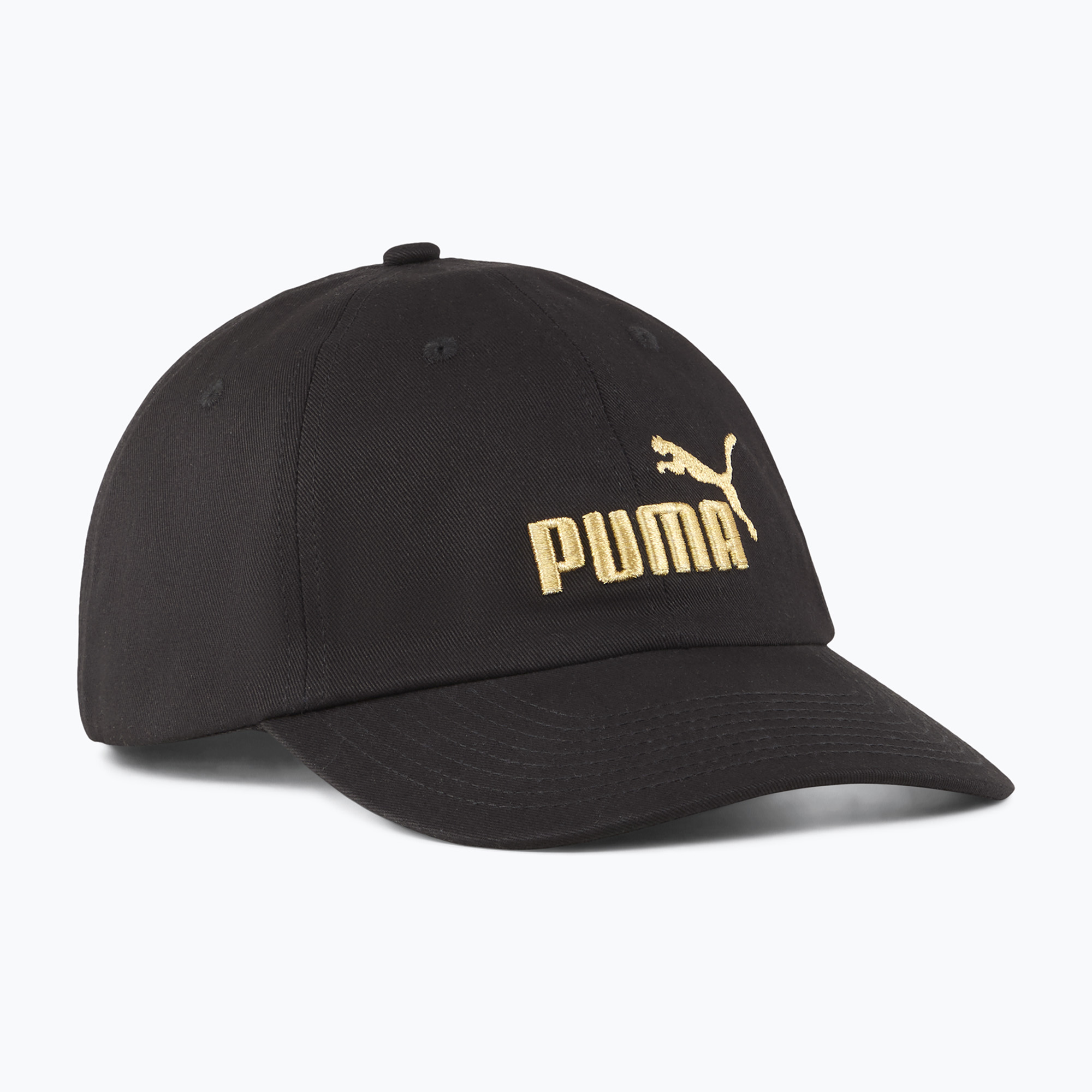 PUMA Ess No.1 Logo BB baseball sapka puma fekete/arany/logó (Ess No.1 Logo BB 025999 09)