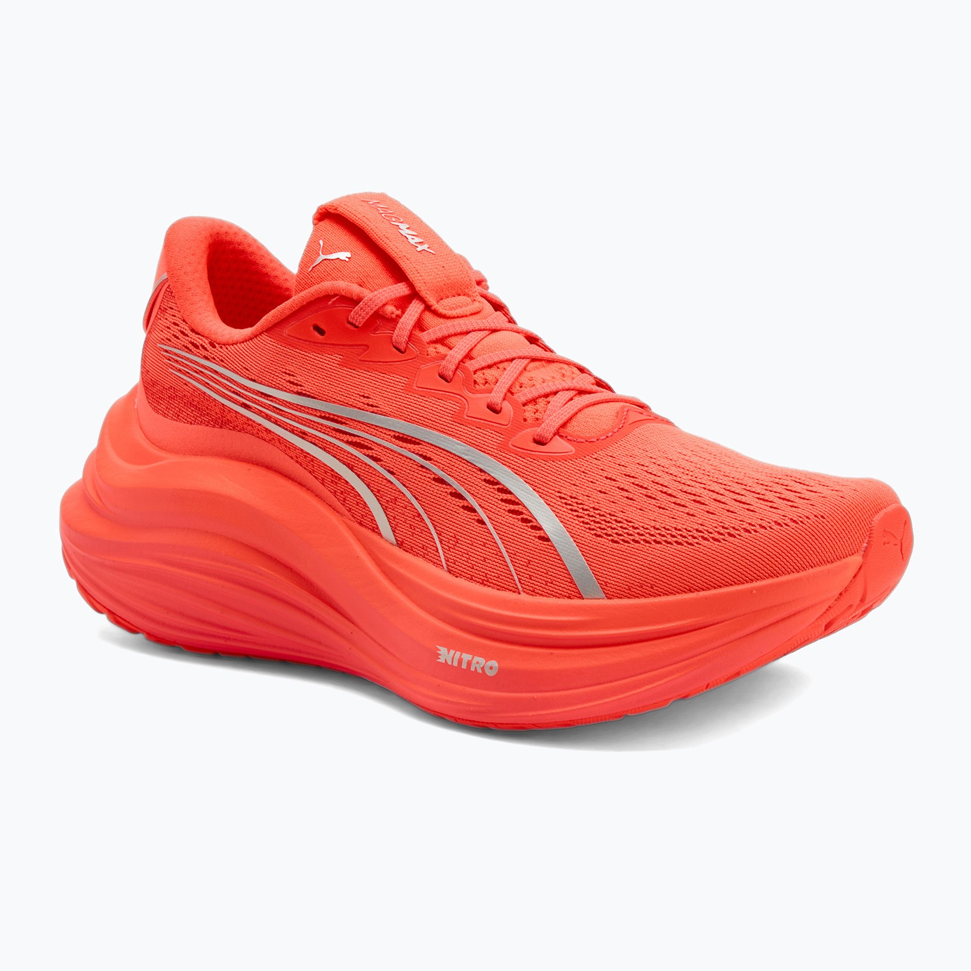 Buty do biegania damskie PUMA MagMax Nitro glowing red/puma silver 
