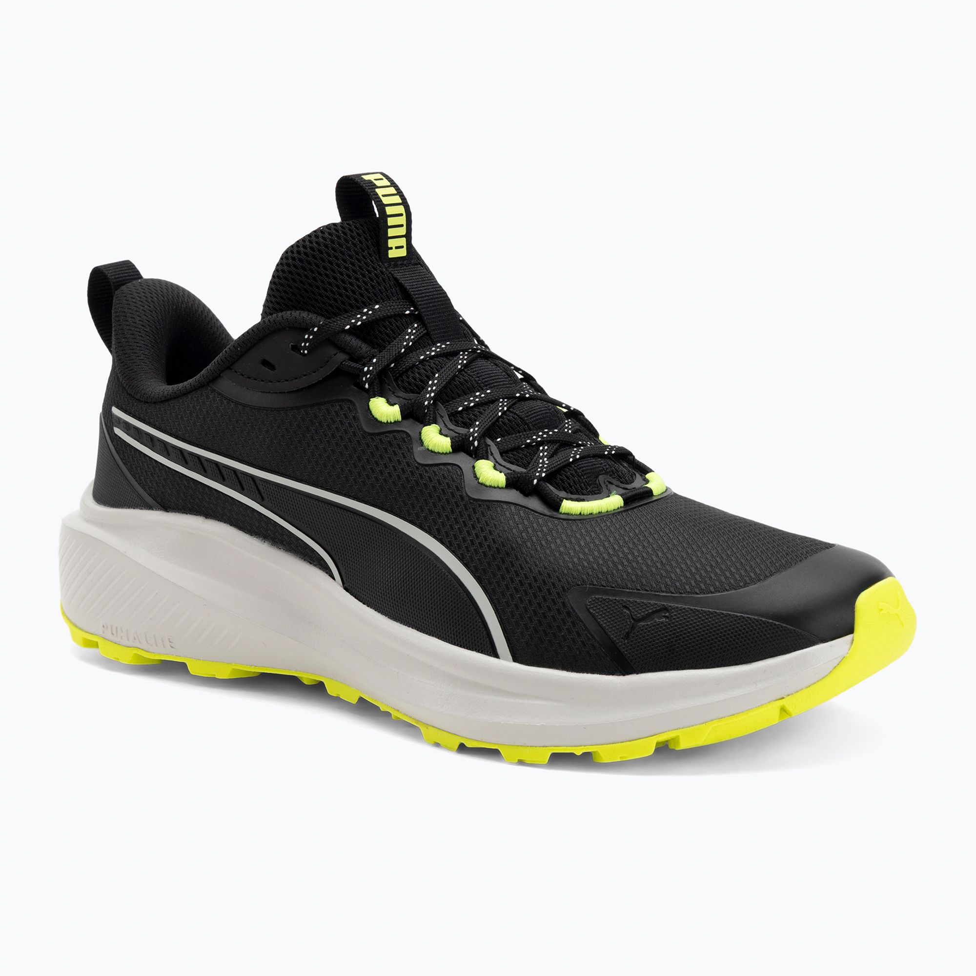 Buty do biegania PUMA Skyrocket Lite Trail puma black/feather gray/yellow alert 