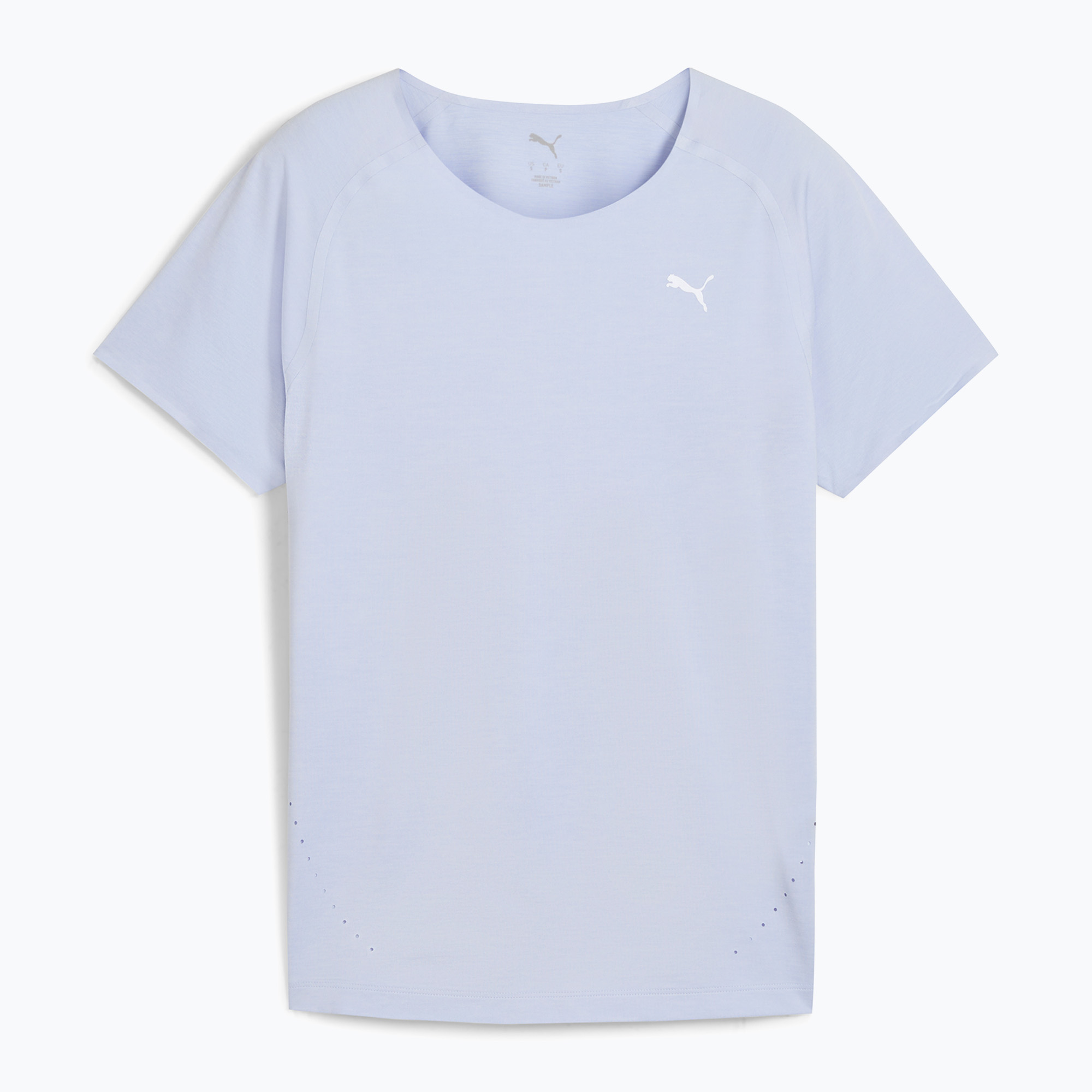 Koszulka do biegania damska PUMA Run Cloudspun Tee cool neather/heather 