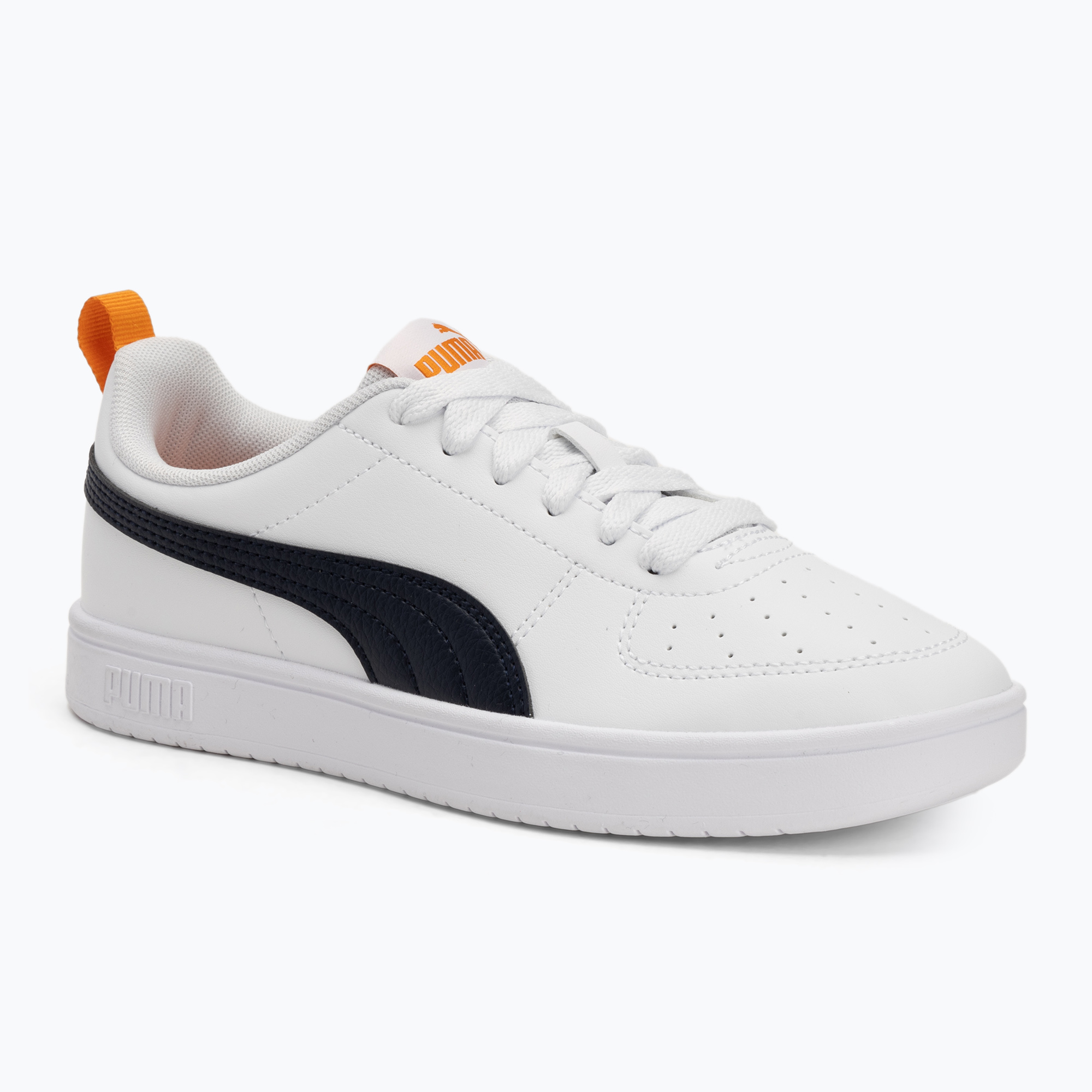 Buty juniorskie PUMA Rickie Jr puma white/new navy/dark poppy 