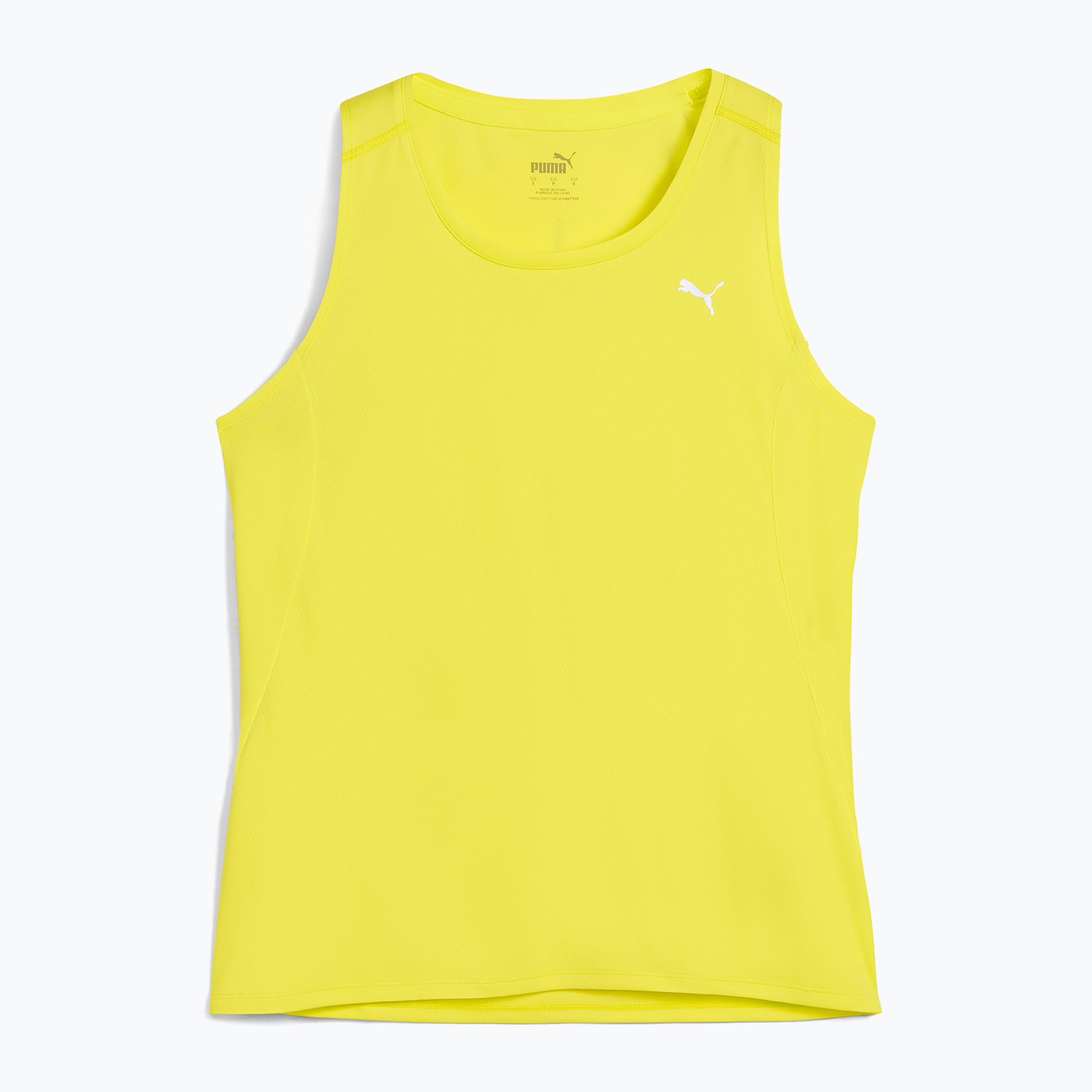 Women's running top PUMA Run Velocity Tank Poly lemon sherbert