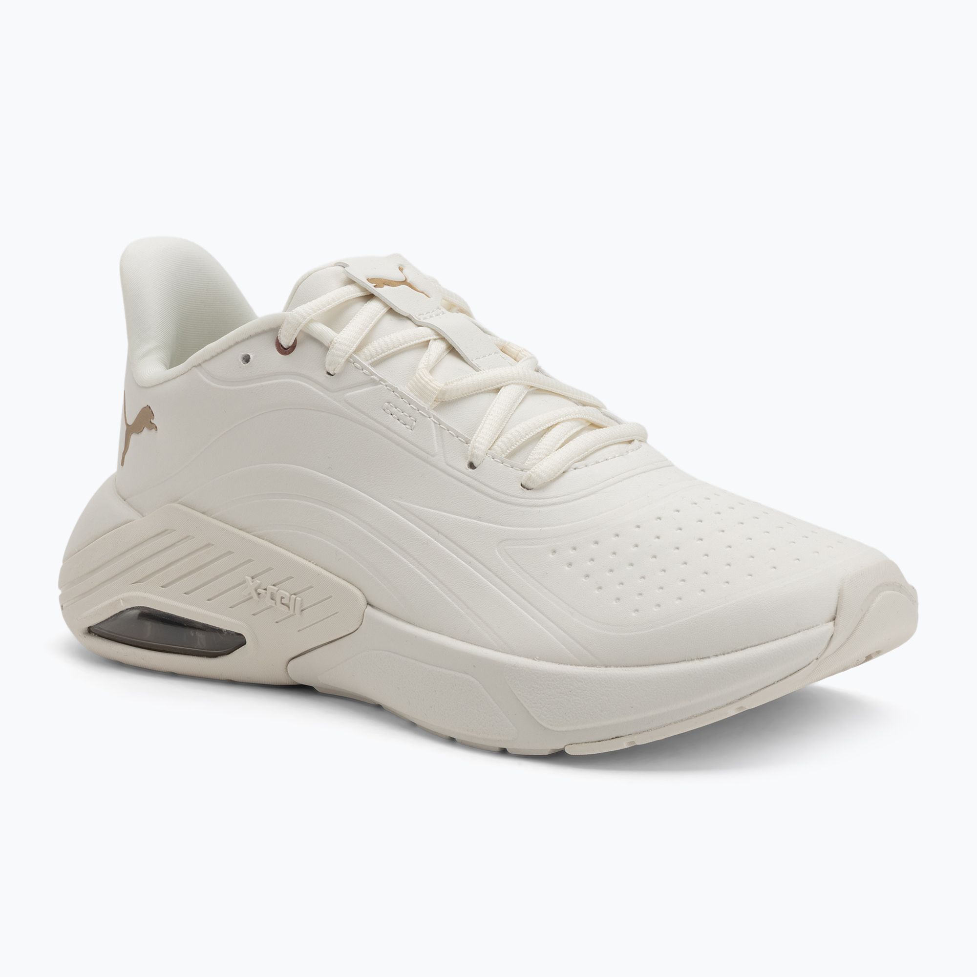 Buty do biegania damskie PUMA X-Cell Nova CAT SL warm white/puma gold 