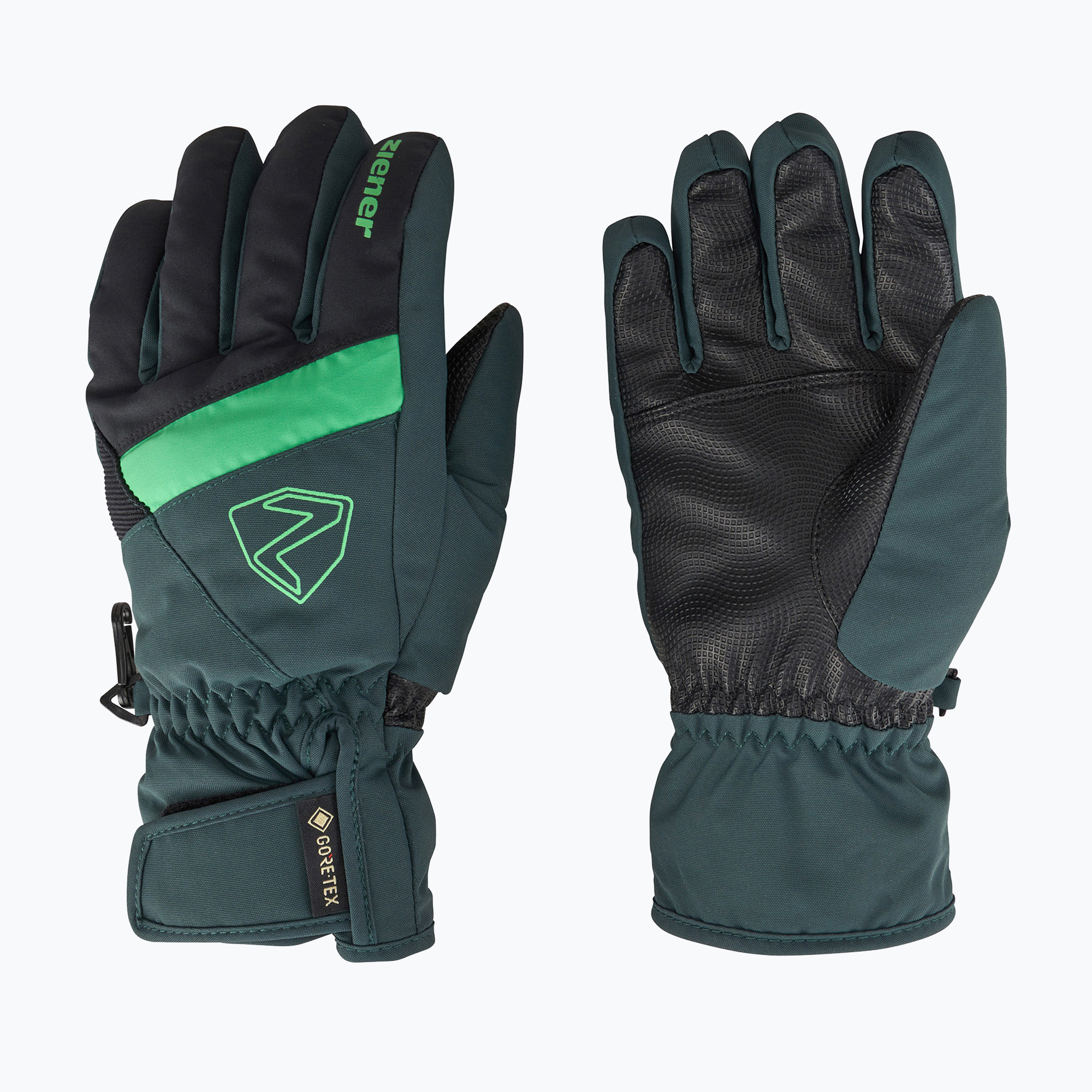 Детски скиорски ръкавици ZIENER Leif GTX dark jungle