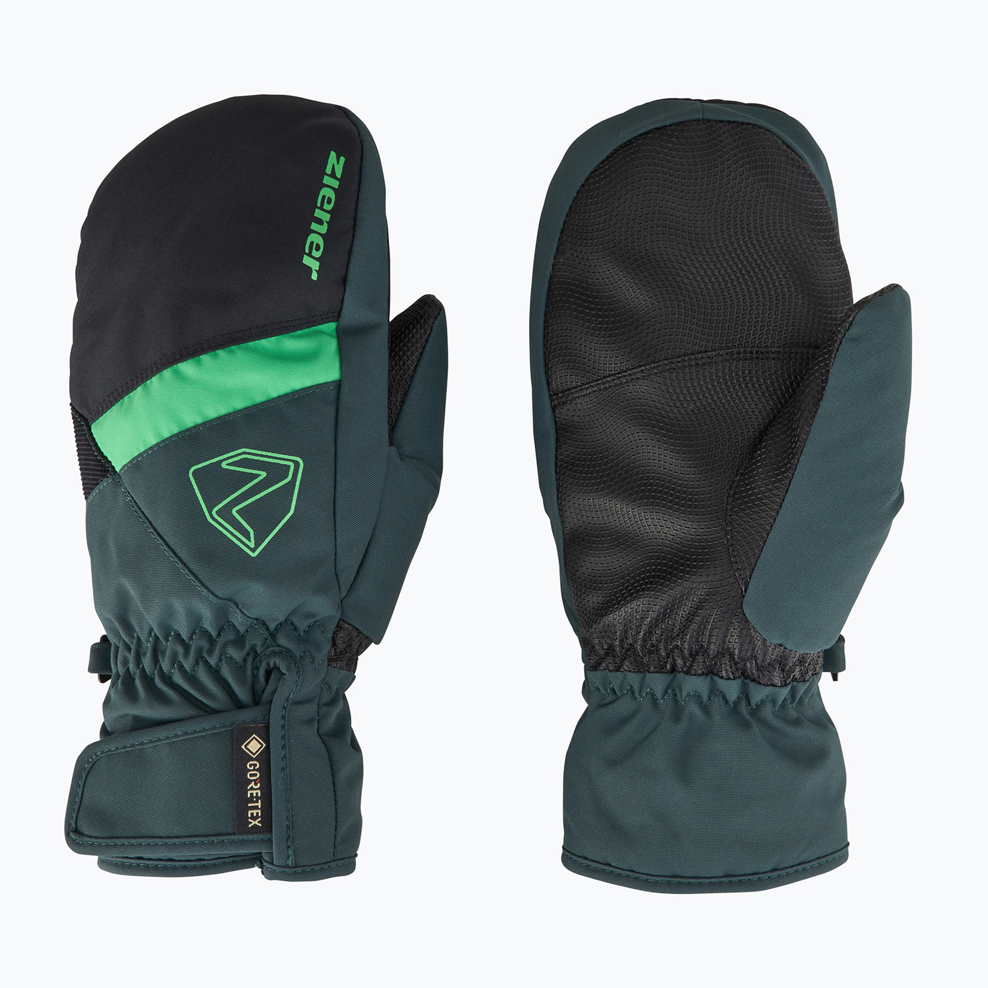 Детски скиорски ръкавици ZIENER Levin GTX Mitten dark jungle